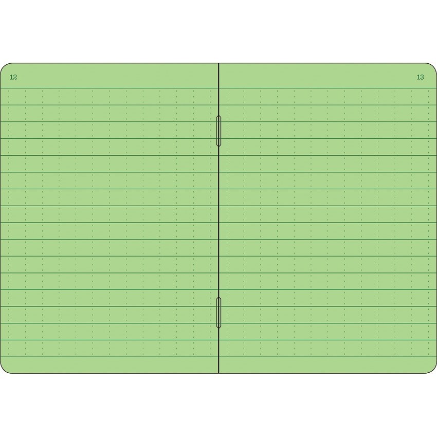 Rite in the Rain Side Stapled Mini Notebook Green All Weather 3 Pack
