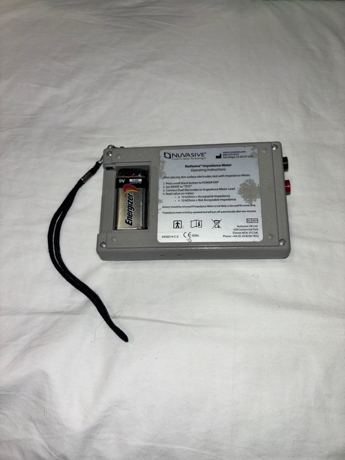 NuVasive Electrode Impedance Meter