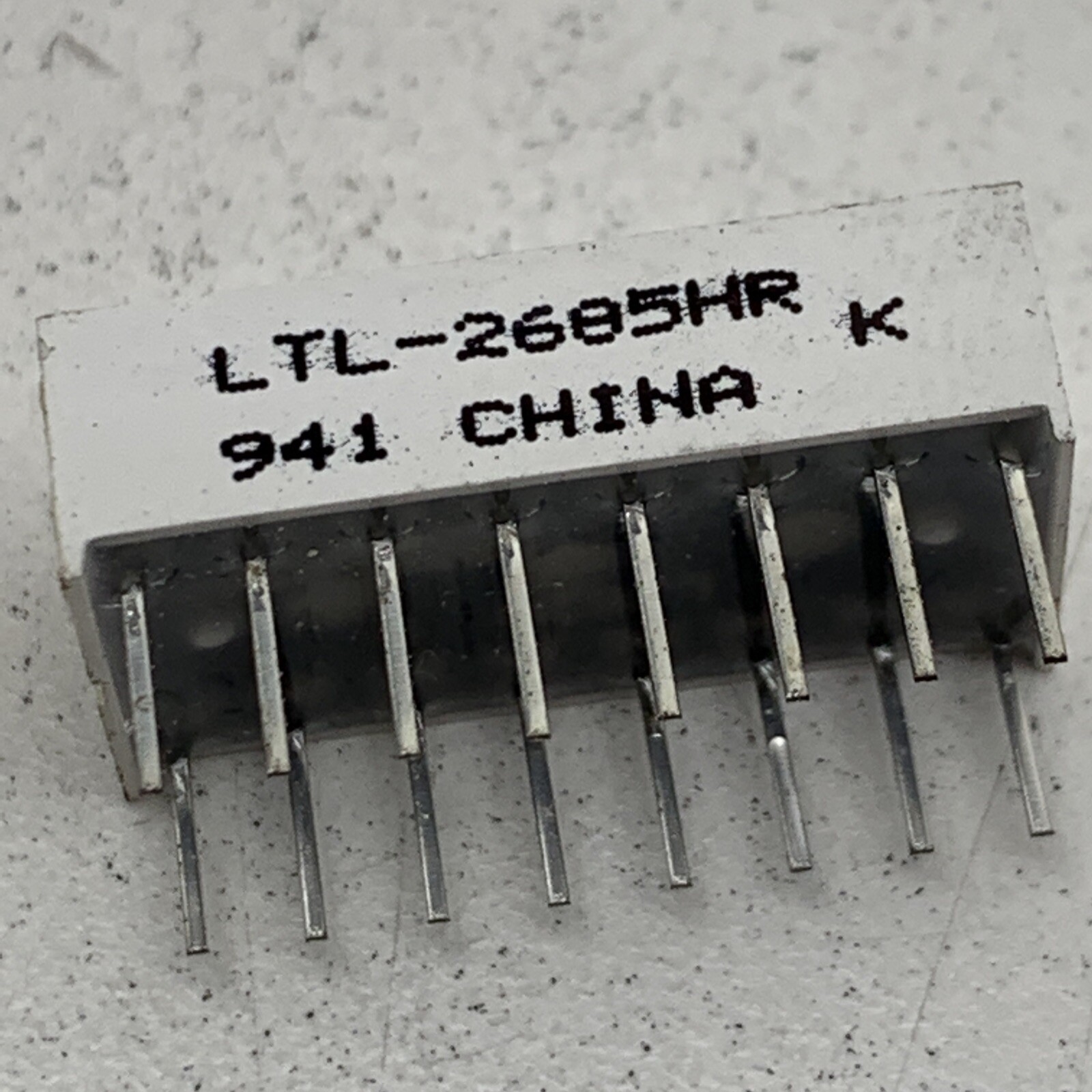 (6-Pack) Lite-On LTL-2685HR Red LED Circuit Board Indicator Light Bar 2V 100mA