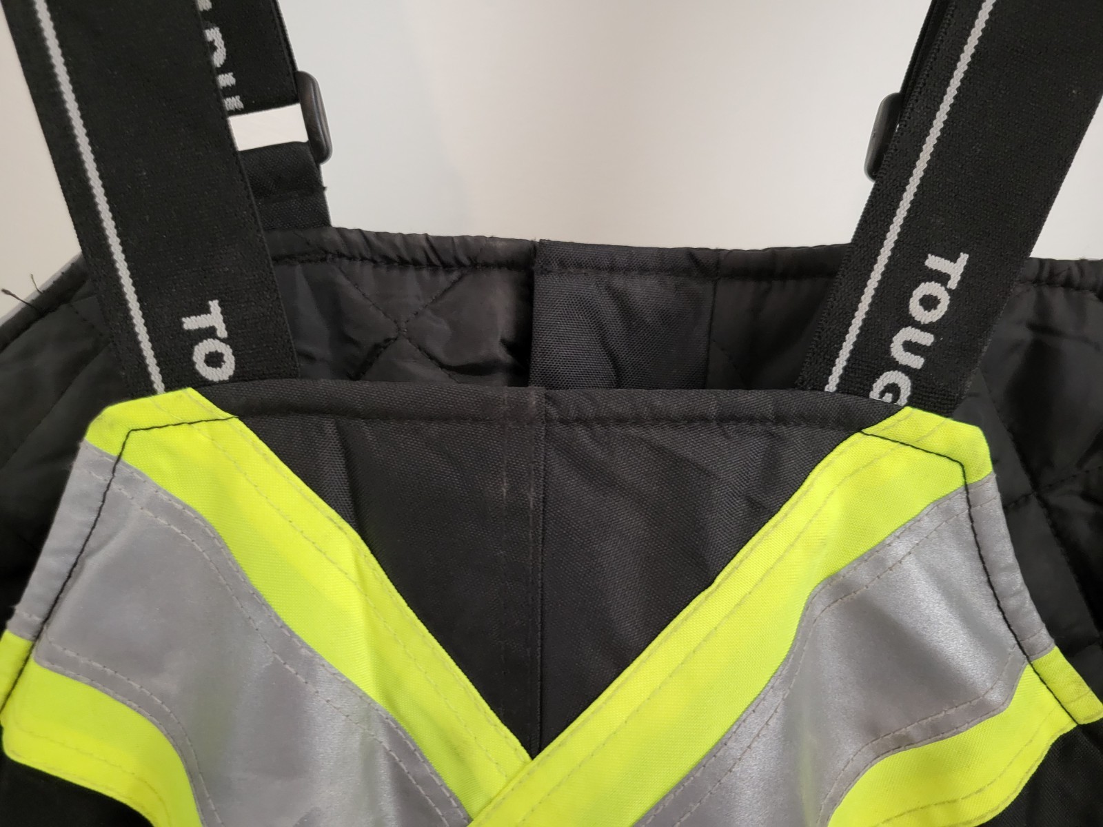 Tough Duck S79811 XL Insulated Safety Bib Overalls black