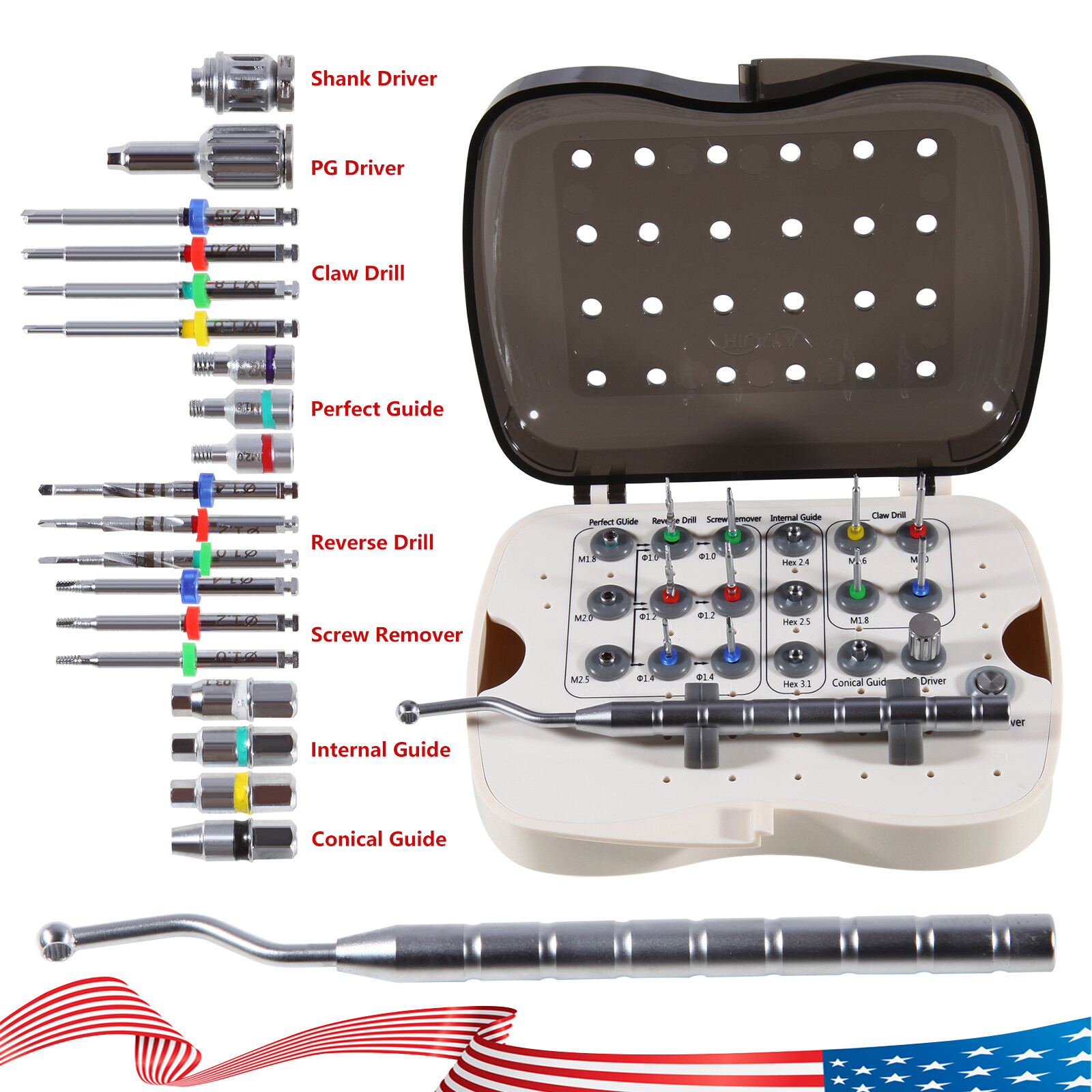 Dental Air Flow Teeth Polishing Polisher Handpiece Hygiene Prophy 4 Hole Tip B4
