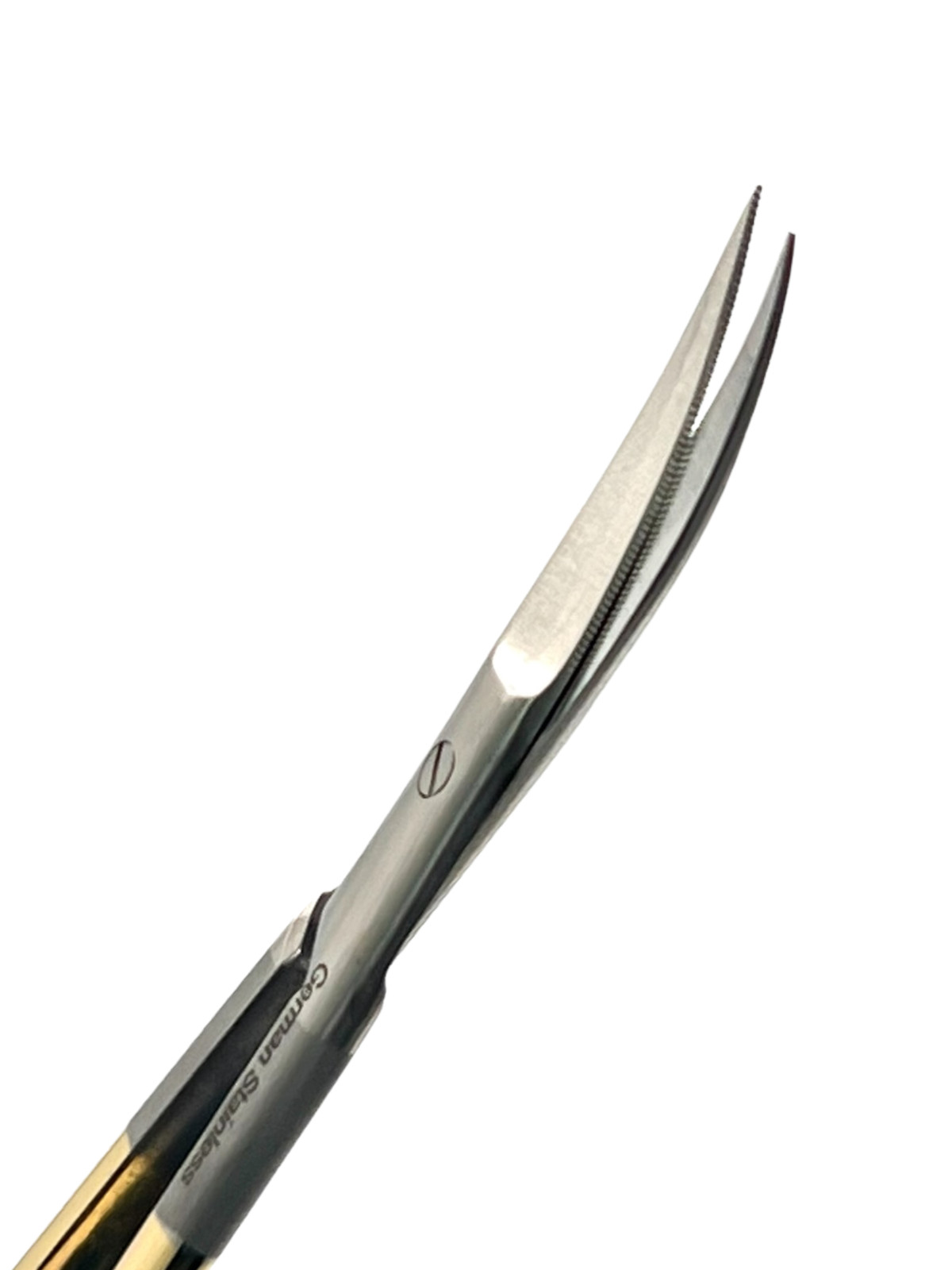Surgery Iris Scissors 4.5″ Curved + Straight Sharp -10PK Tungsten Carbide Insert