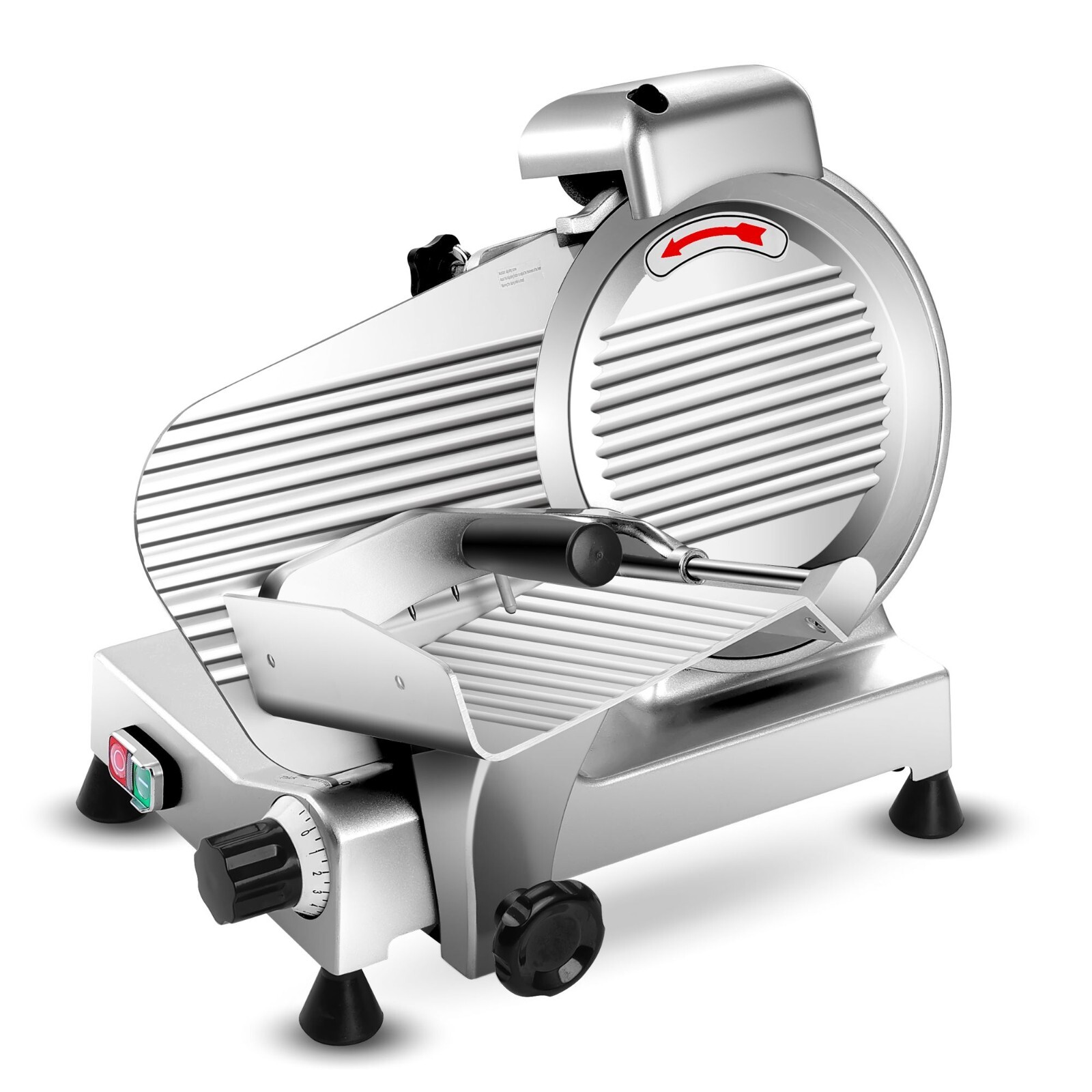 10inch Commercial Meat Slicer 240W Electric Frozen Meat Cheese Food Slicer New