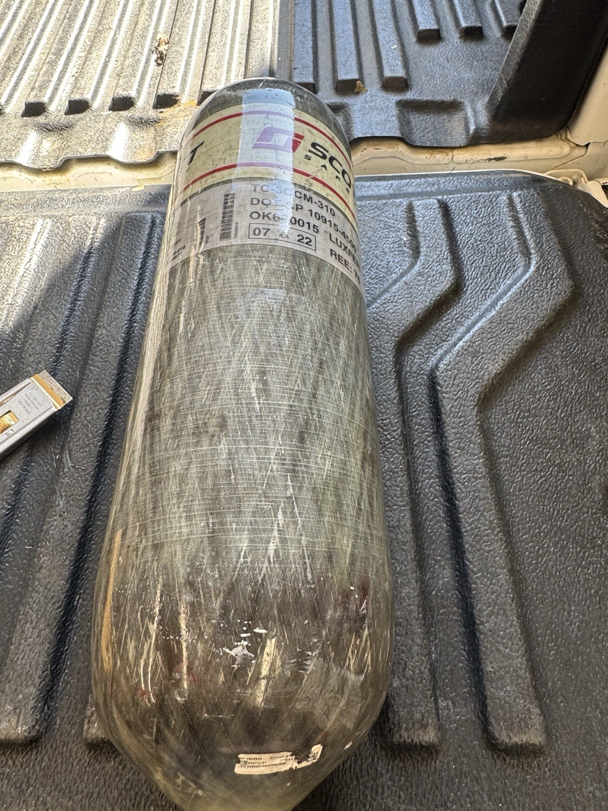 Scott SCBA 4500 PSI Air Cylinder DOM 11/2023 30 Minute Cylinder