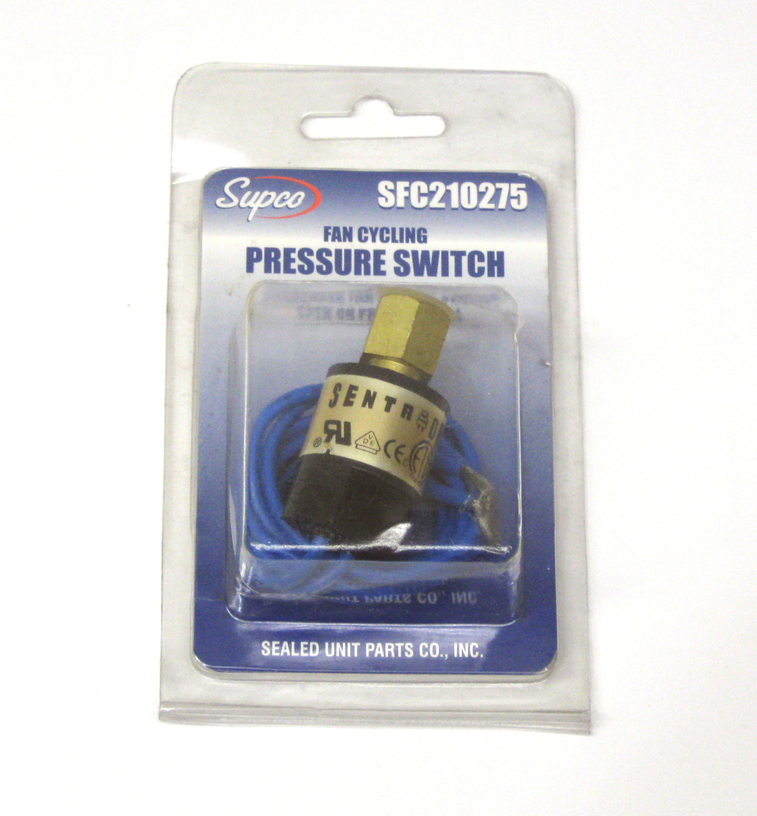 Supco SFC210275 Condenser Fan Cycling Switch Open: 210 PSI Close: 275 PSI HVAC
