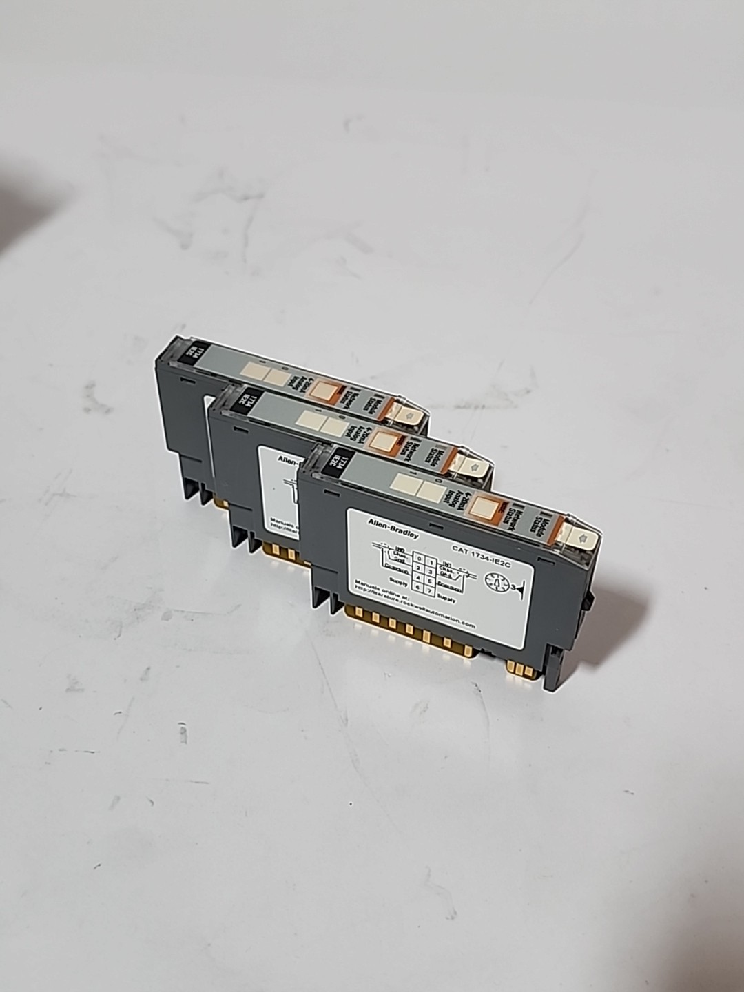 LOT OF 3 Allen-Bradley 1734-IE2C SerC POINT I/O 2-Pt Analog Current Input Module