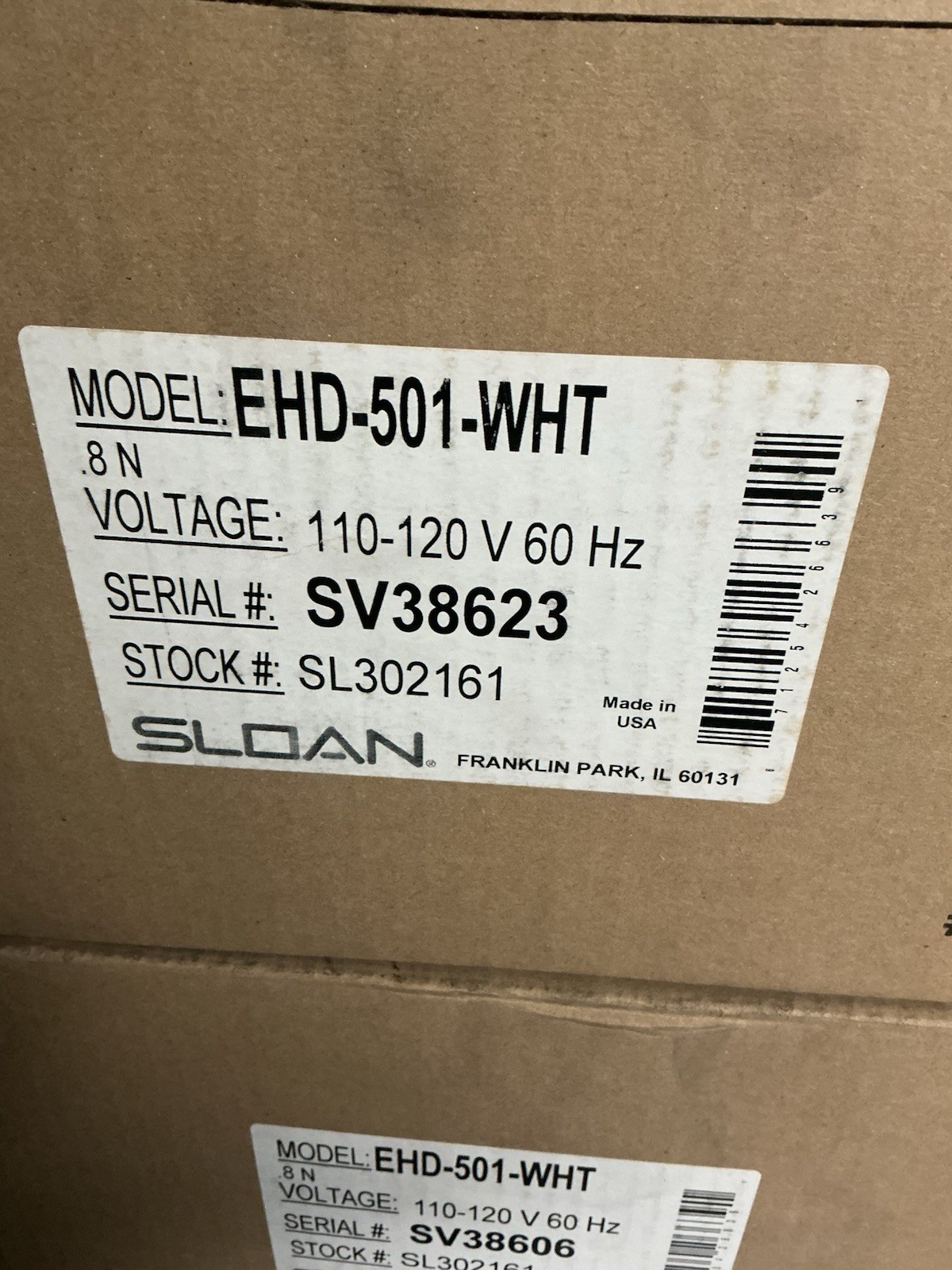 SLOAN EAF150-ISM OPTIMA CHROME SINK FAUCET AUTOMATIC SENSOR BATTERY 1.5G 333501