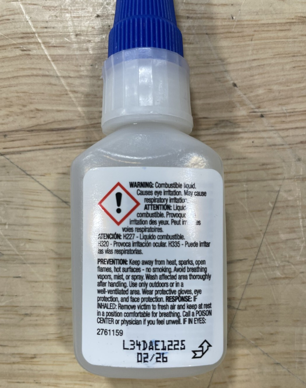 Loctite 495 Super Bonder Instant Adhesive (135467), Clear, 1 oz., Exp. 02/2026