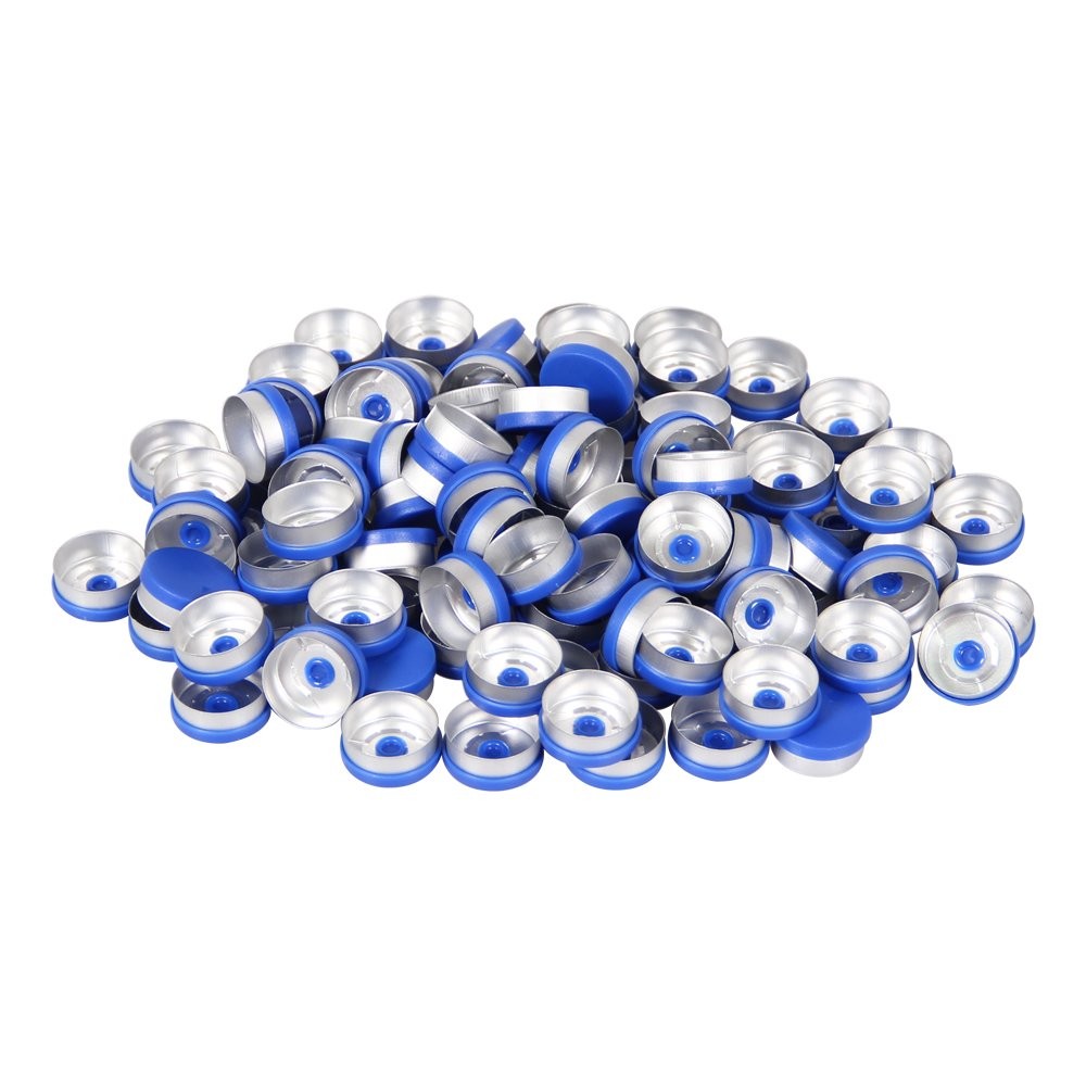 100/500/1000 3ml Glass Vials Headspace Vials Lab Vials w/ Caps 13mm Crimp Top US
