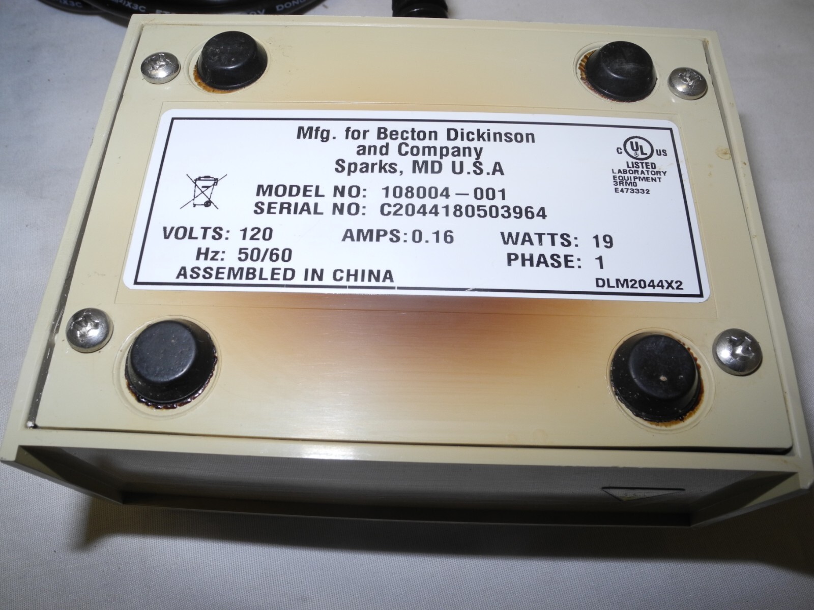 BECTON DICKINSON VPIII BD MICROPROBE PROCESSOR MODEL 250100 W/ BD LYSIS BLOCK