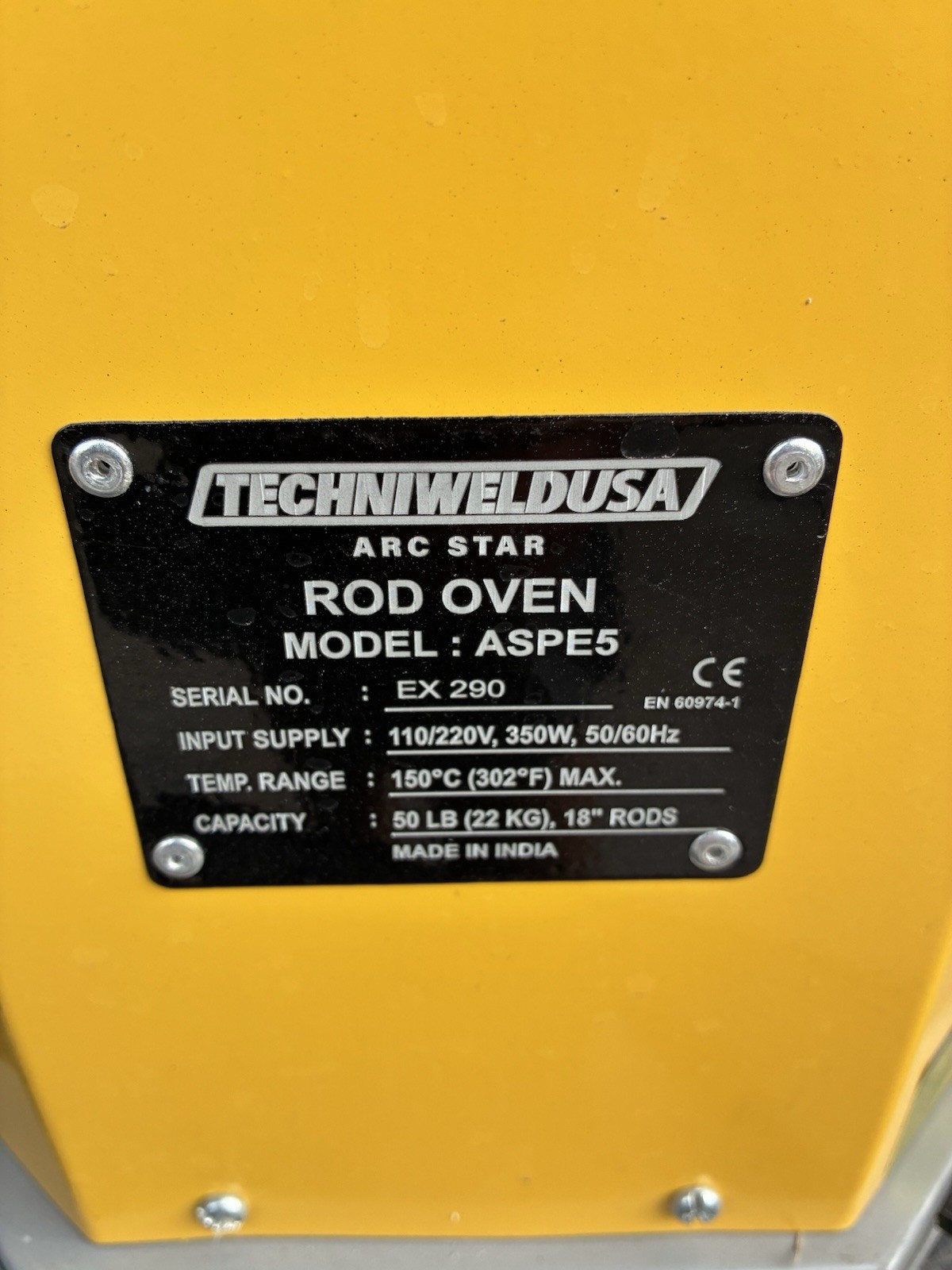 Techniweld Rod Oven ASPE5