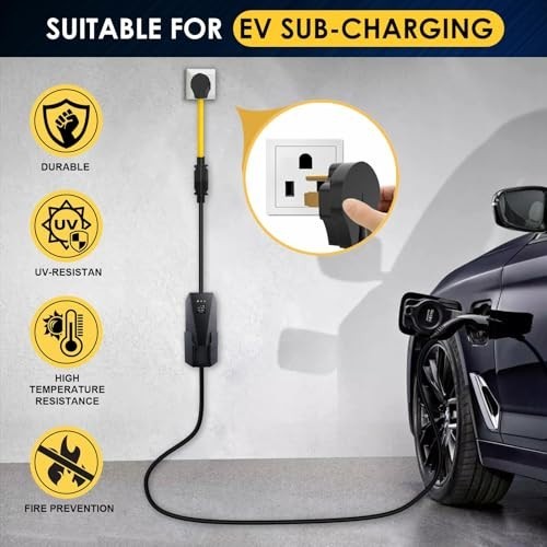 Welder Power Adapter 240V NEMA 6-50P to 6-20R 10AWG 20A 250V EV Charging