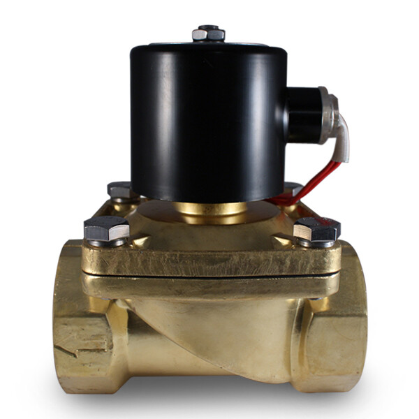 2″ Inch 12V DC Brass Electric Solenoid Valve 12 Volt VDC – FREE SHIPPING