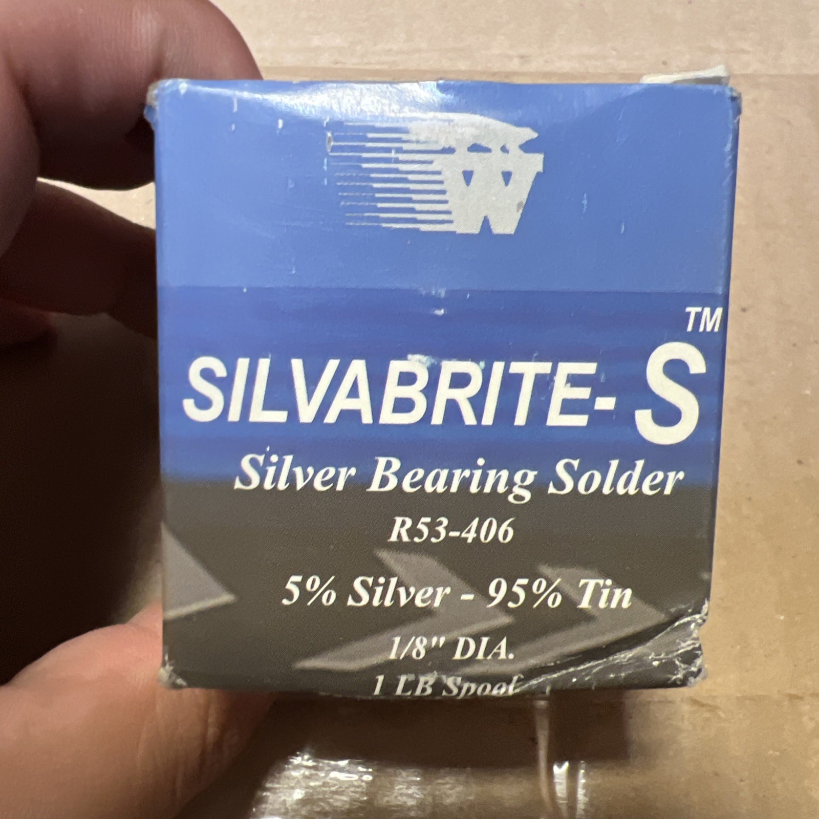 53113 Wolverine Silvabrite-S Silver Bearing Solder 5% Silver 95% Tin 1lb. Spool