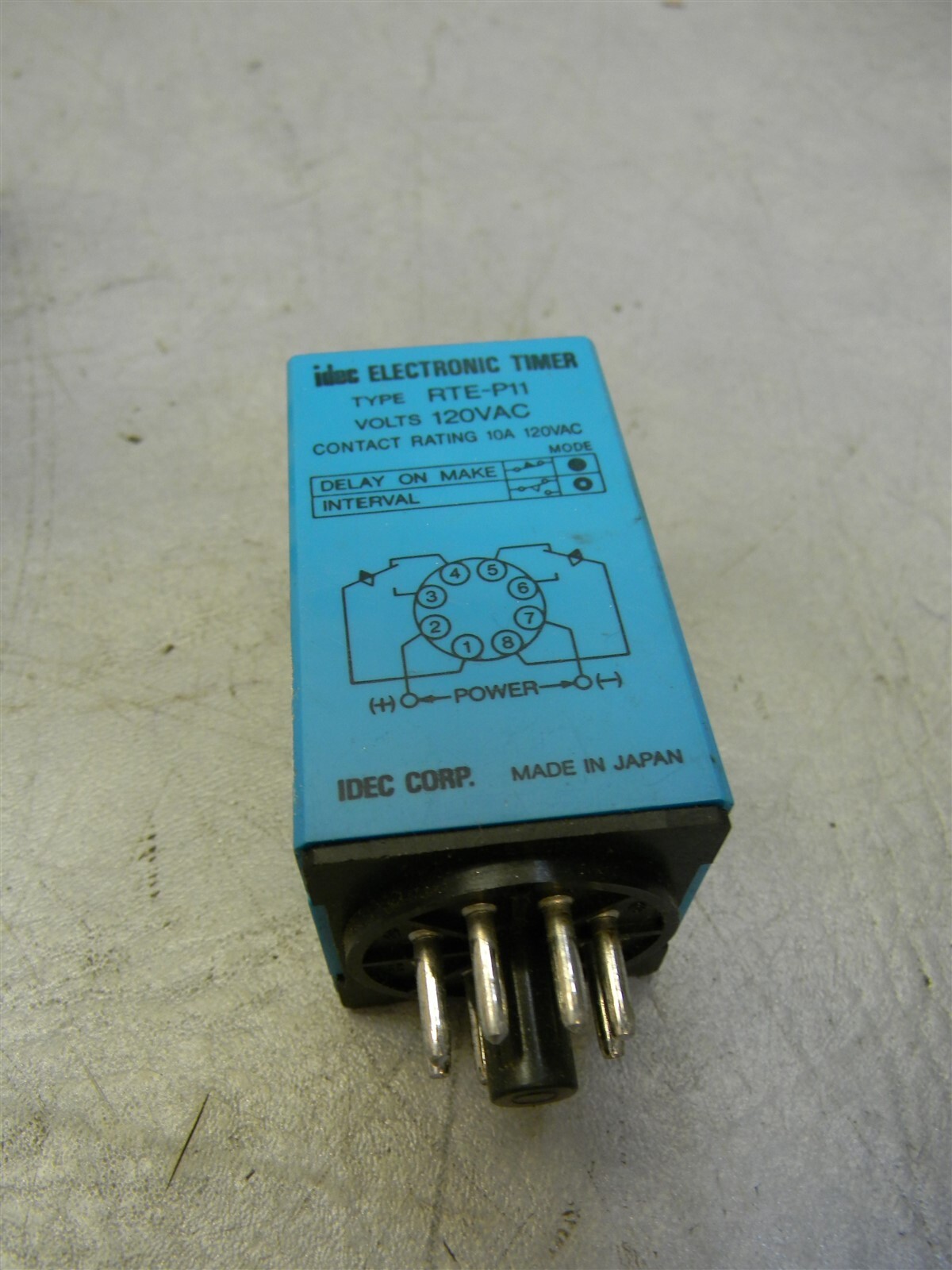 idec RTE-P11 Electromechanical Relay 8 pin