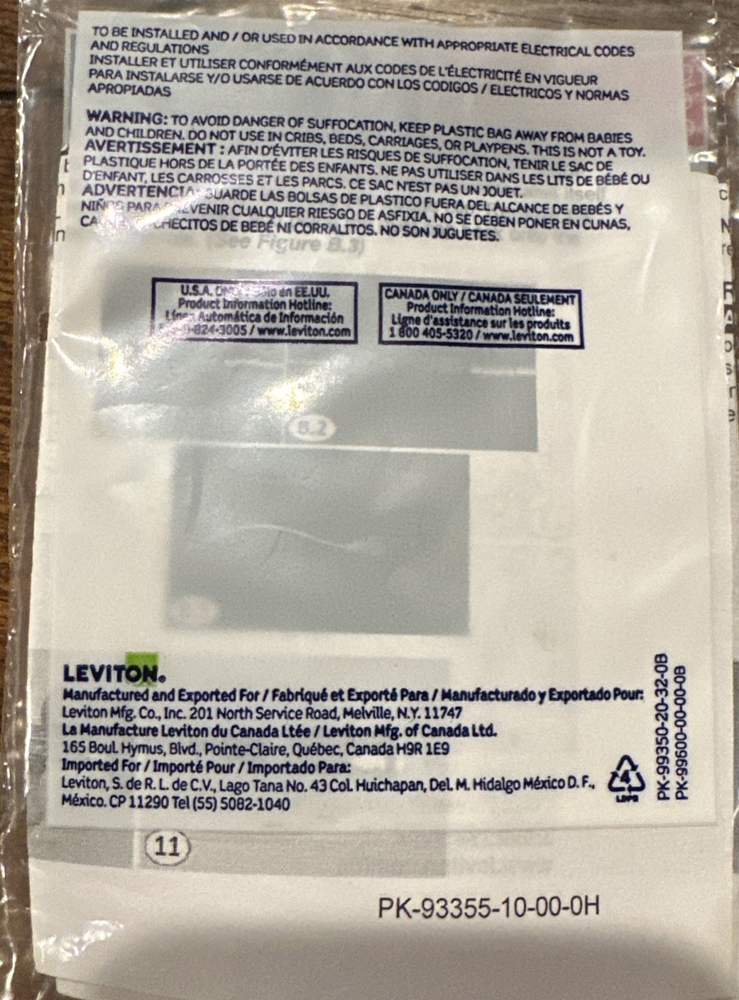 Leviton Fastcam LC Fiber Connectors CAT 49991-LLC 10.5 Cleave 50/125UM NIB