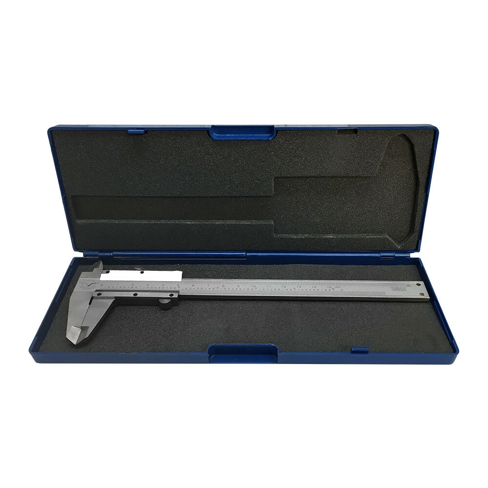 Hardened And Ground Stainless Steel Caliper Graduation Thumb Lock .001″/.02MM 6″