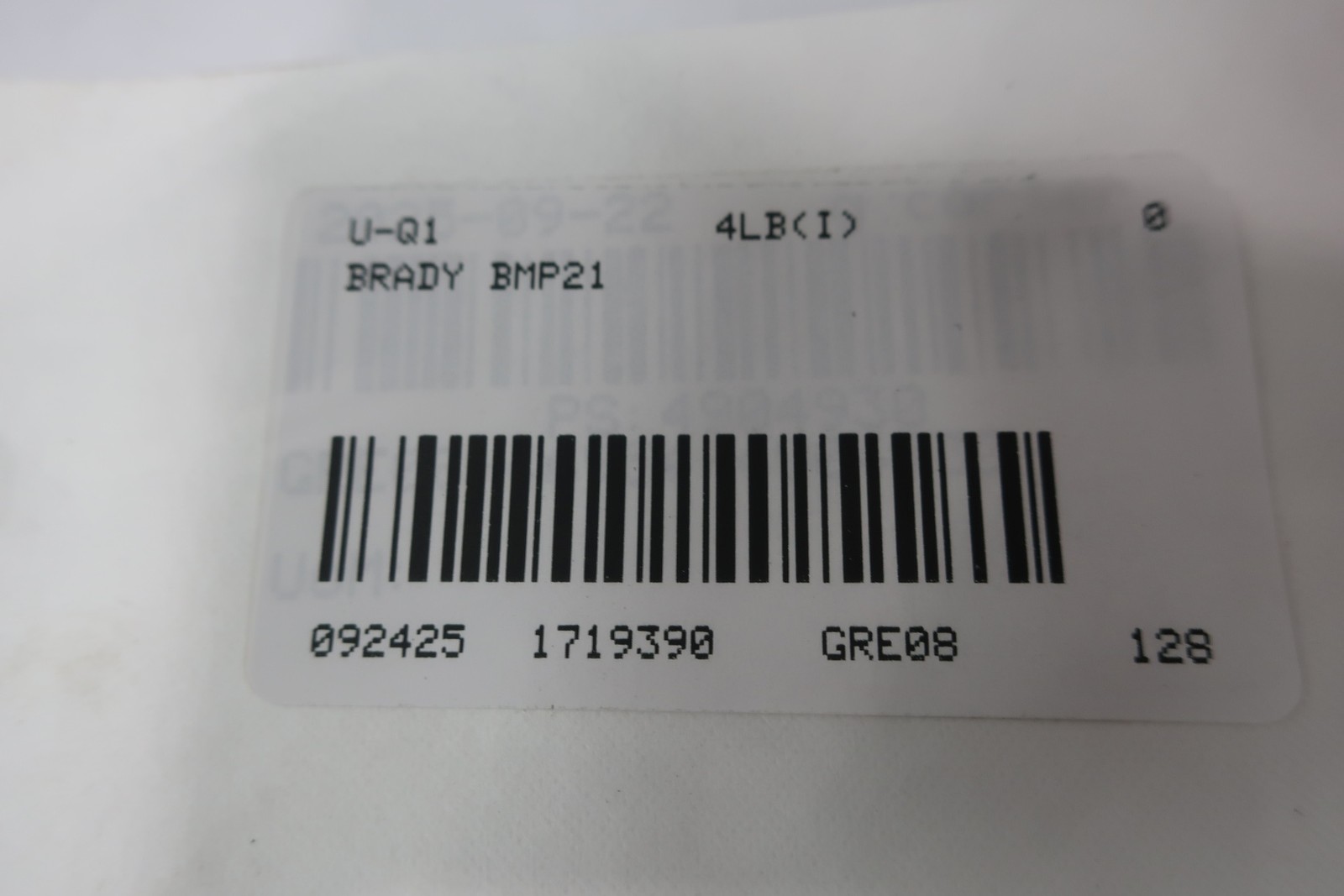 Brady BMP21 Label Printer