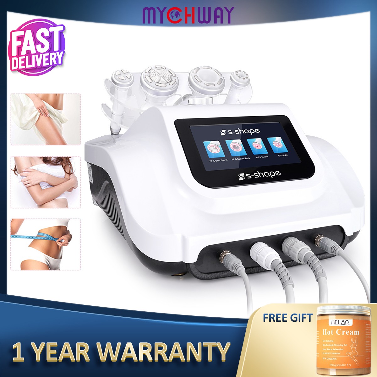 High Power Premium 4 in1 Beauty Machine for Body & Facial Skin Care Salon Studio