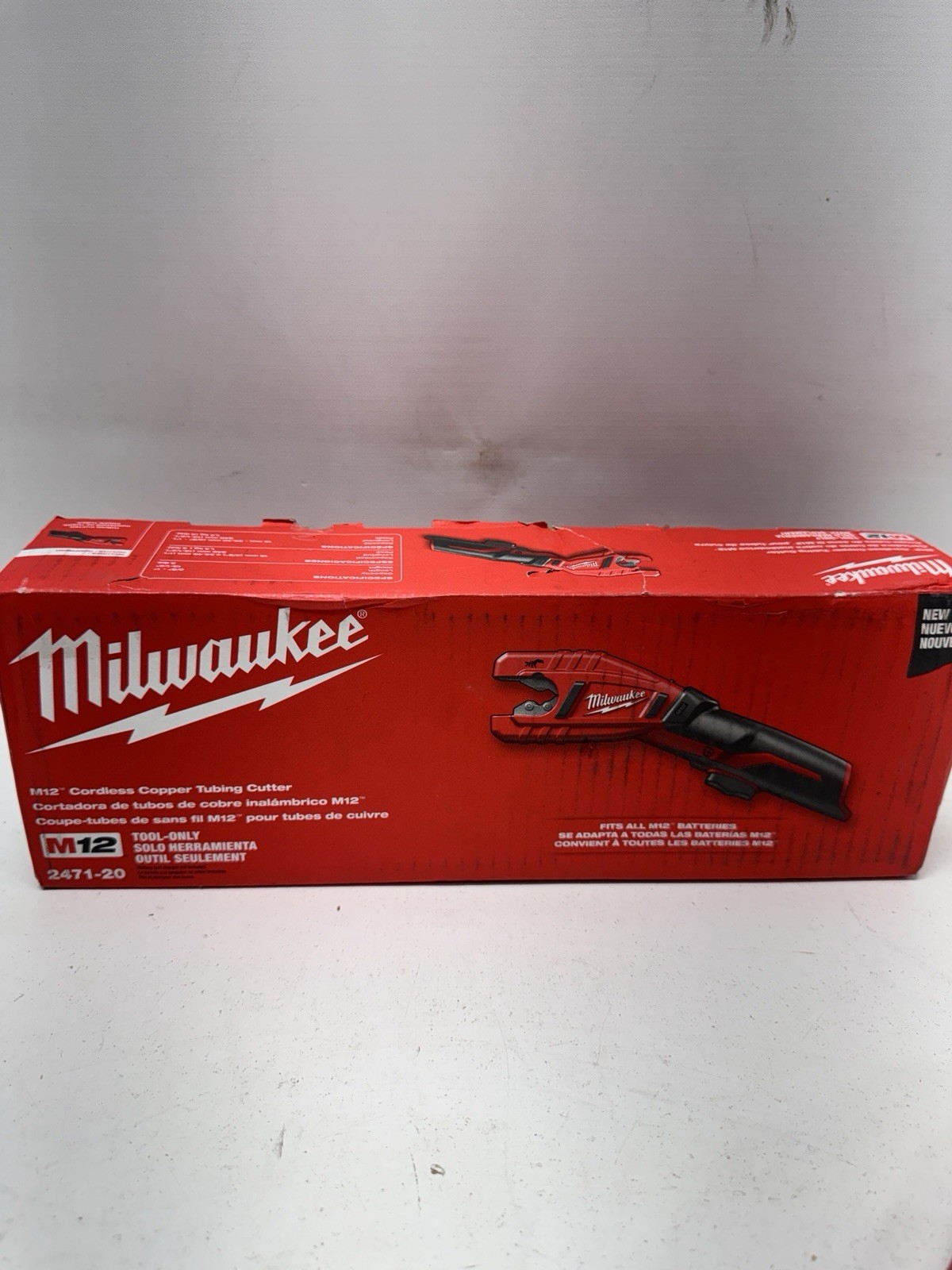 Milwaukee 2471-20 M12 Cordless Copper Tubing Cutter (Tool Only)