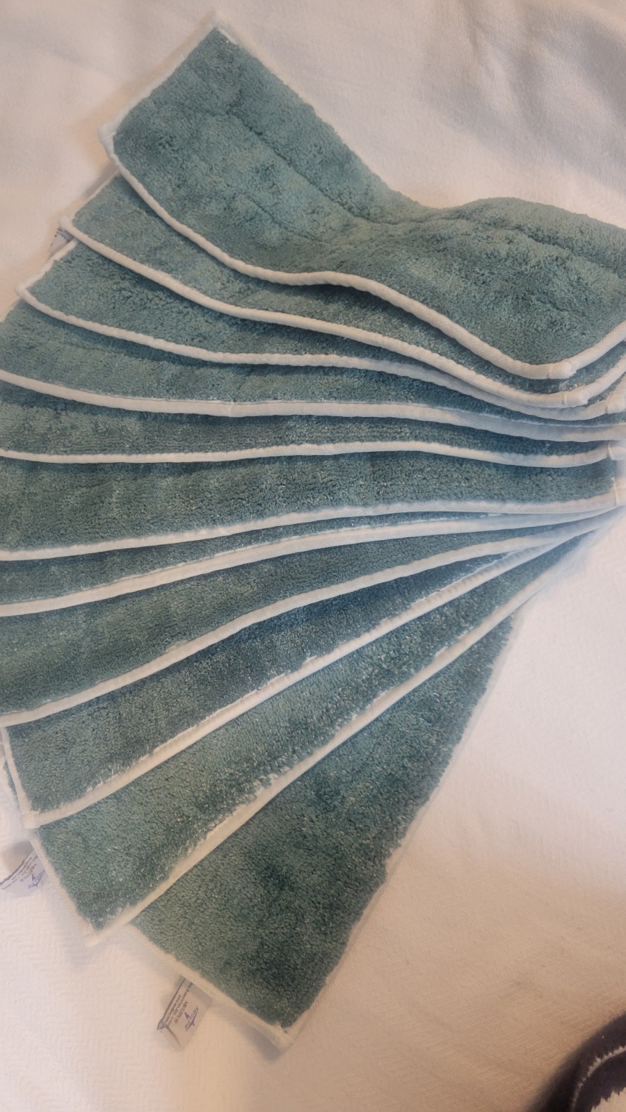 10 pcs! 18″ Microfiber Mop Replacement Pads Head Medline Commercial SLIGHTY USED