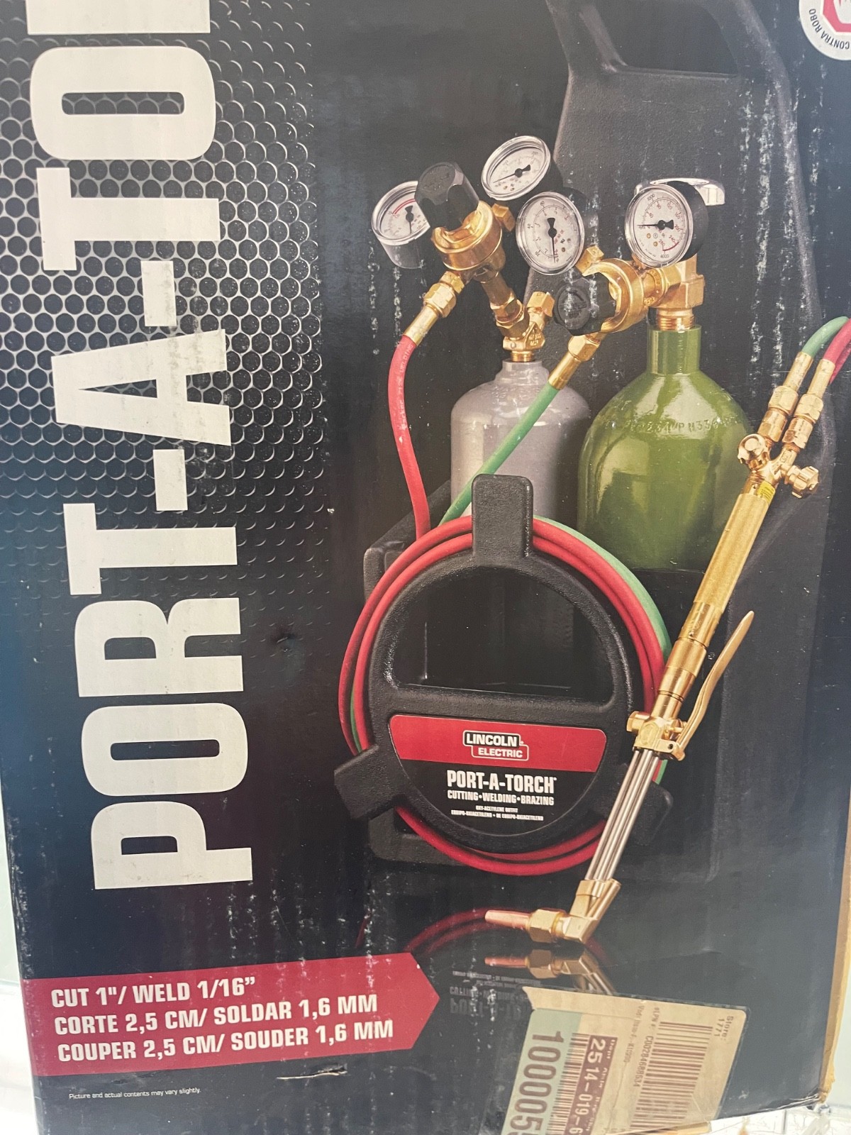 NEW! Lincoln Electric Port-A-Torch Kit – Model# KH990