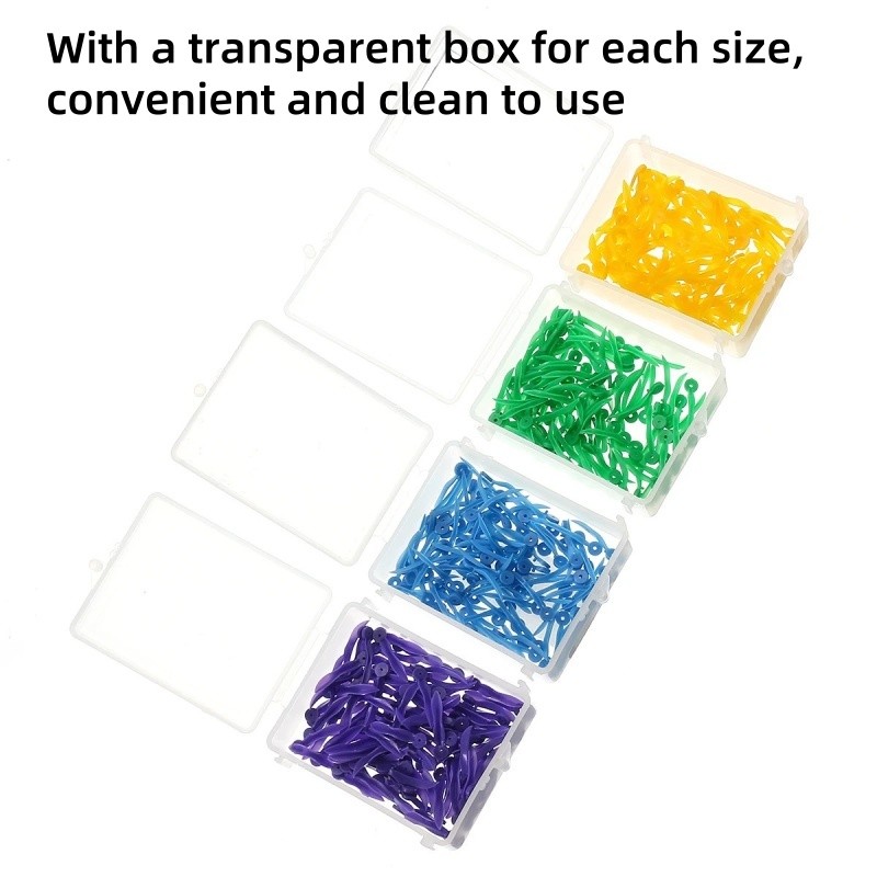 Mixed Disposable Plastic Wave Shape Dental Tooth Gap Composite Interdental Wedge