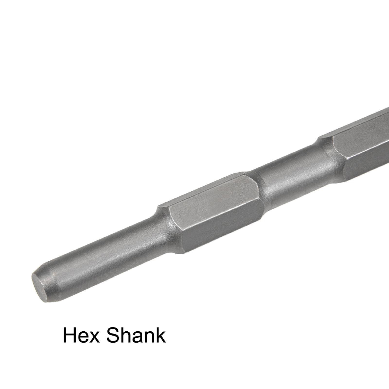 Cranked Drill Chisels 50mm Masonry Chisel Bit Hex Shank Jack Hammer Remove Scale
