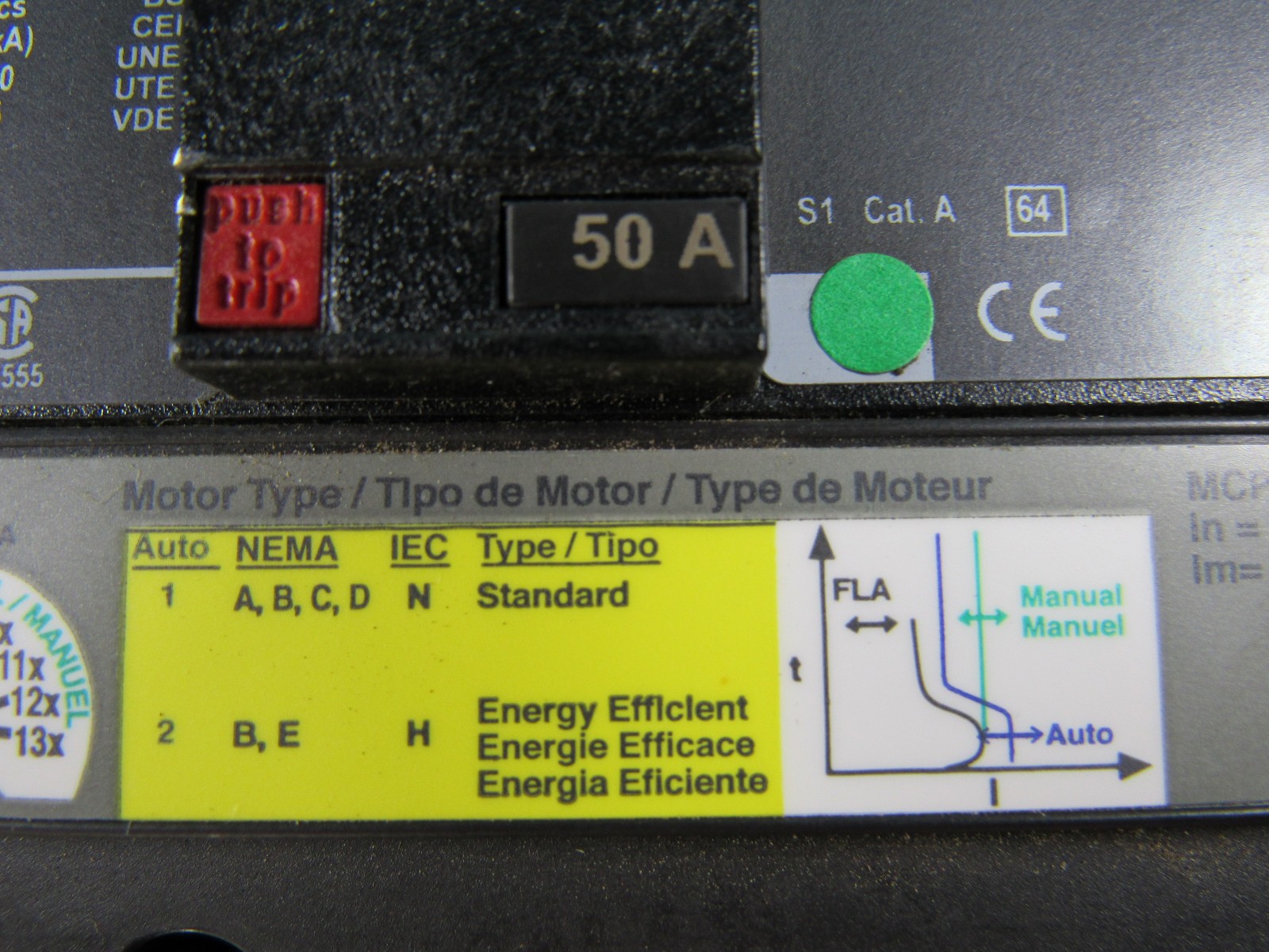 Square D Powerpact HJ 050 Circuit Breaker HJL36050M72 50A Trip 600V 3P 50 Amp