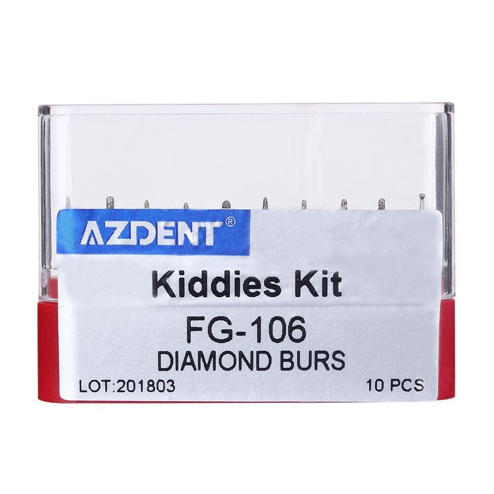 Dental FG Diamond Burs Composite/Polishing For High Speed Handpiece AZDENT