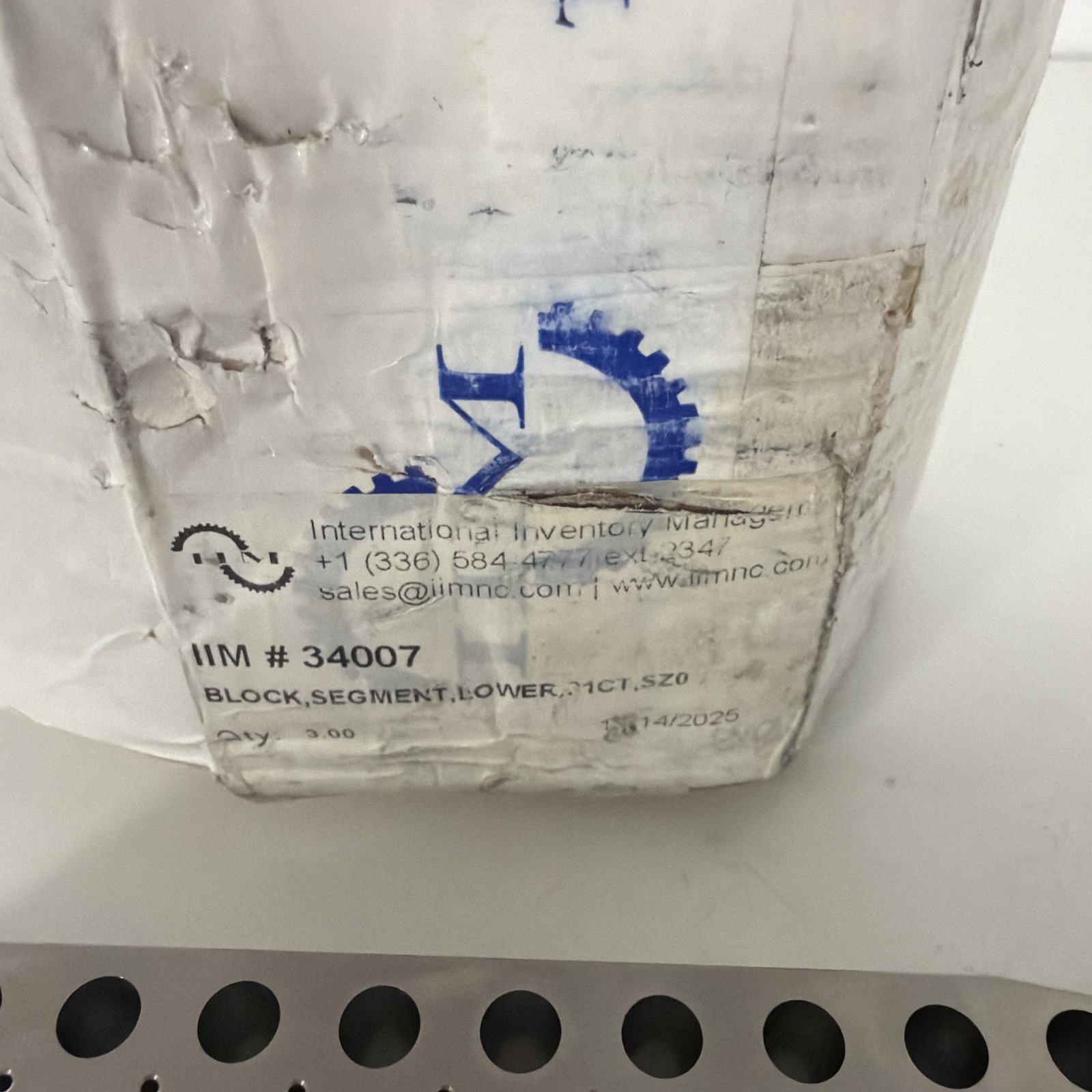 BLOCK SEGMENT LOWER 21CT-SZO PART NUMBER 34007 IIM
