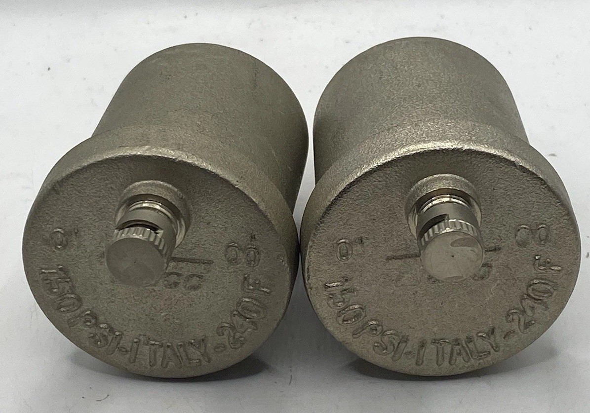 Lot of 2 Taco Hy-Vent Automatic Air Vents 150 PSI Brass Hydronic HVAC