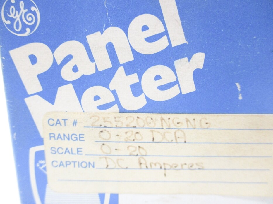 GENERAL ELECTRIC 255200NGNG 0-20A NSMP