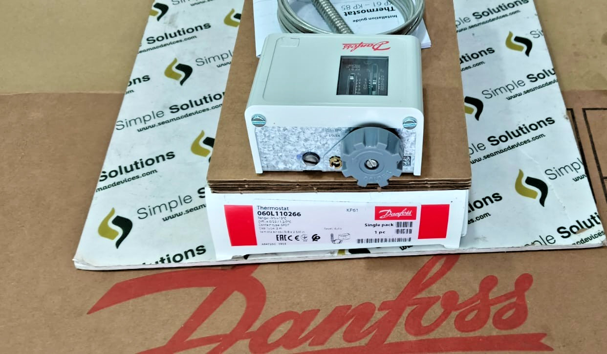 1PC-Danfoss 060L110266 Thermostat, KP61 6-14 mm IP30-NEW