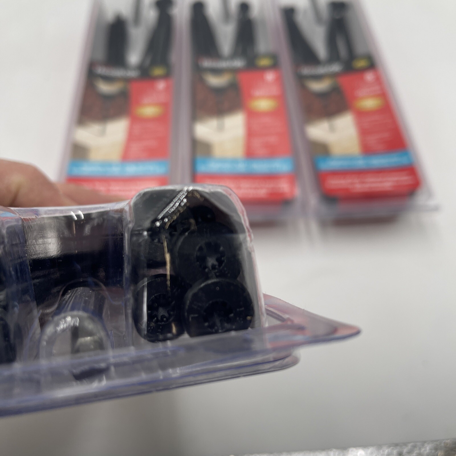 48 FastenMaster FMHLGMO08-12 HeadLOK Black Steel Flat Head Wood Screws 8″ 4 Box