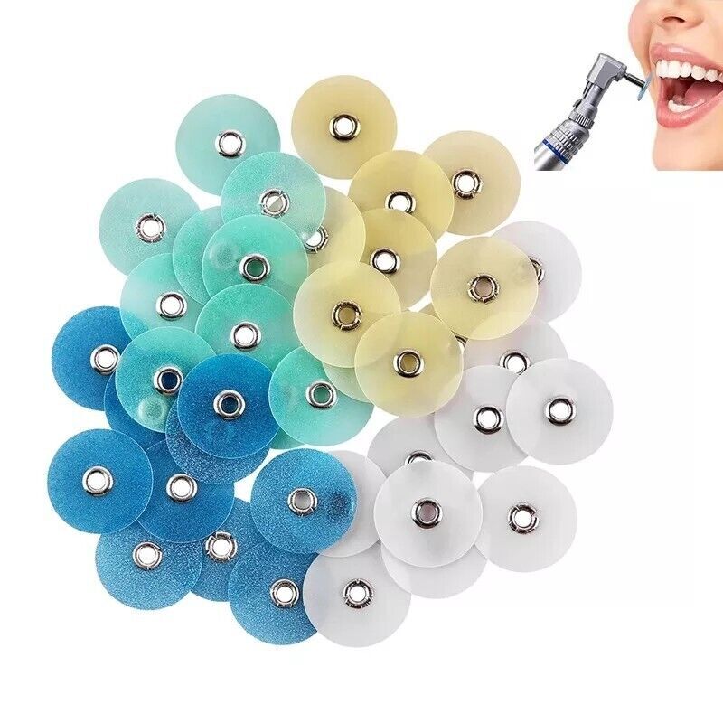 Dental Resin Finishing Polishing Discs No.1.075 Discs+Strip 75pcs/pack+Mandrel