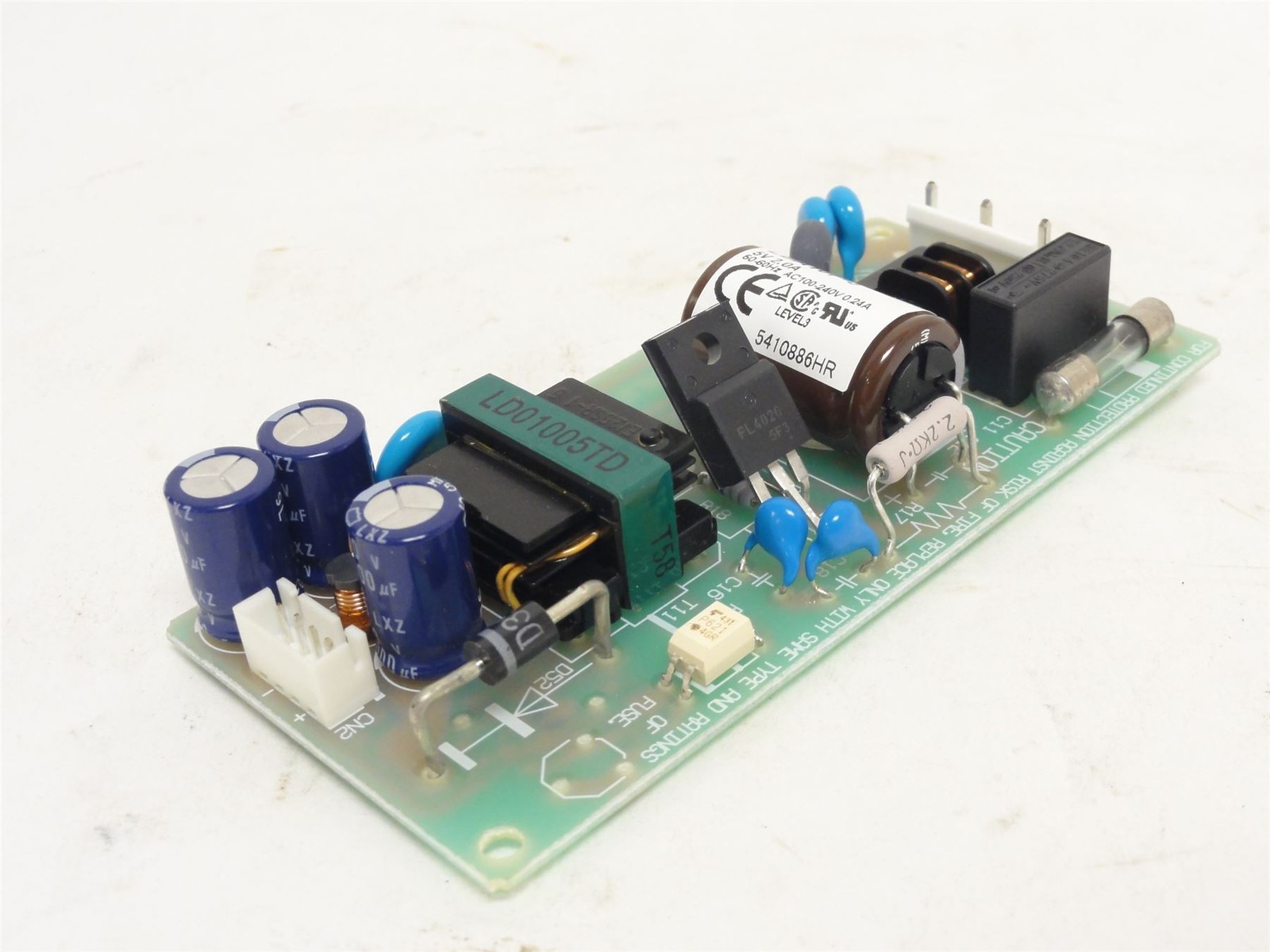 253629 Old-Stock; Cosel LDA10F-5 Open-Frame AC/DC Power Supply; 100-240VAC In