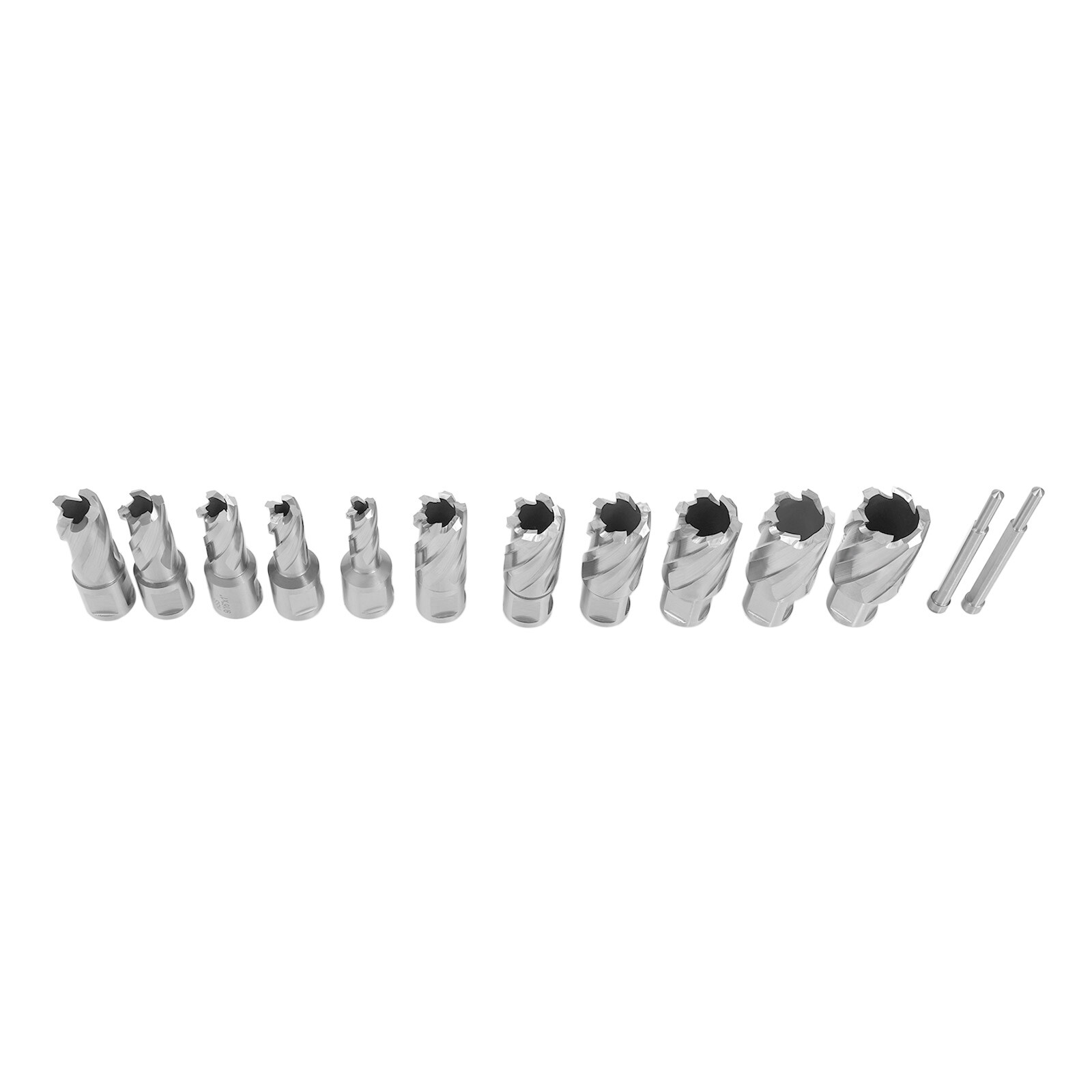 13Pcs/Set Annular Cutter 7/16 to 1-1/16» Cutting Diameter Straight Shank cutter