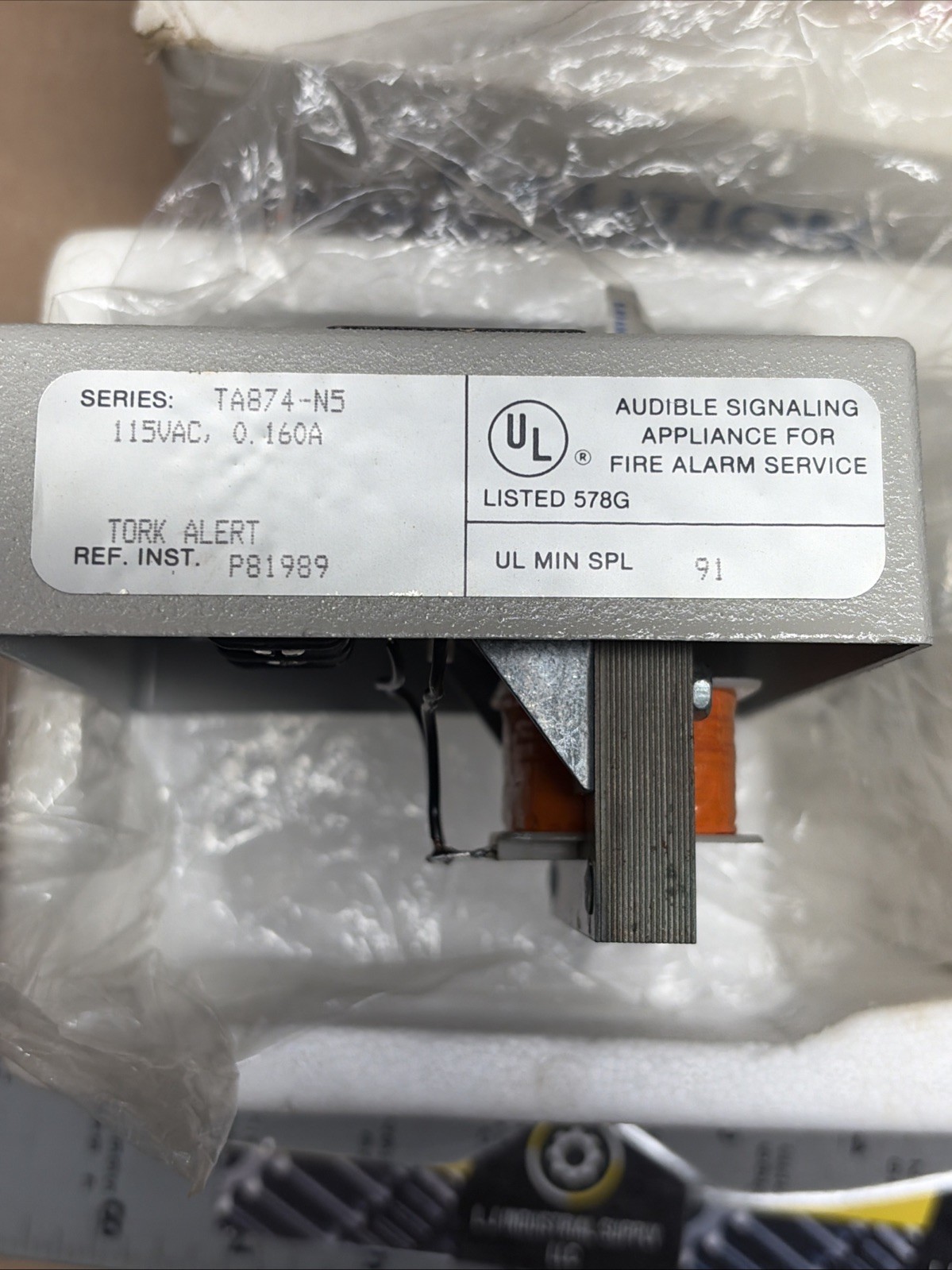 NEW! TORK TA874-N5 Audible Signal Device_Indoor/Outdoor-115V_WARRANTY_FAST SHIP!
