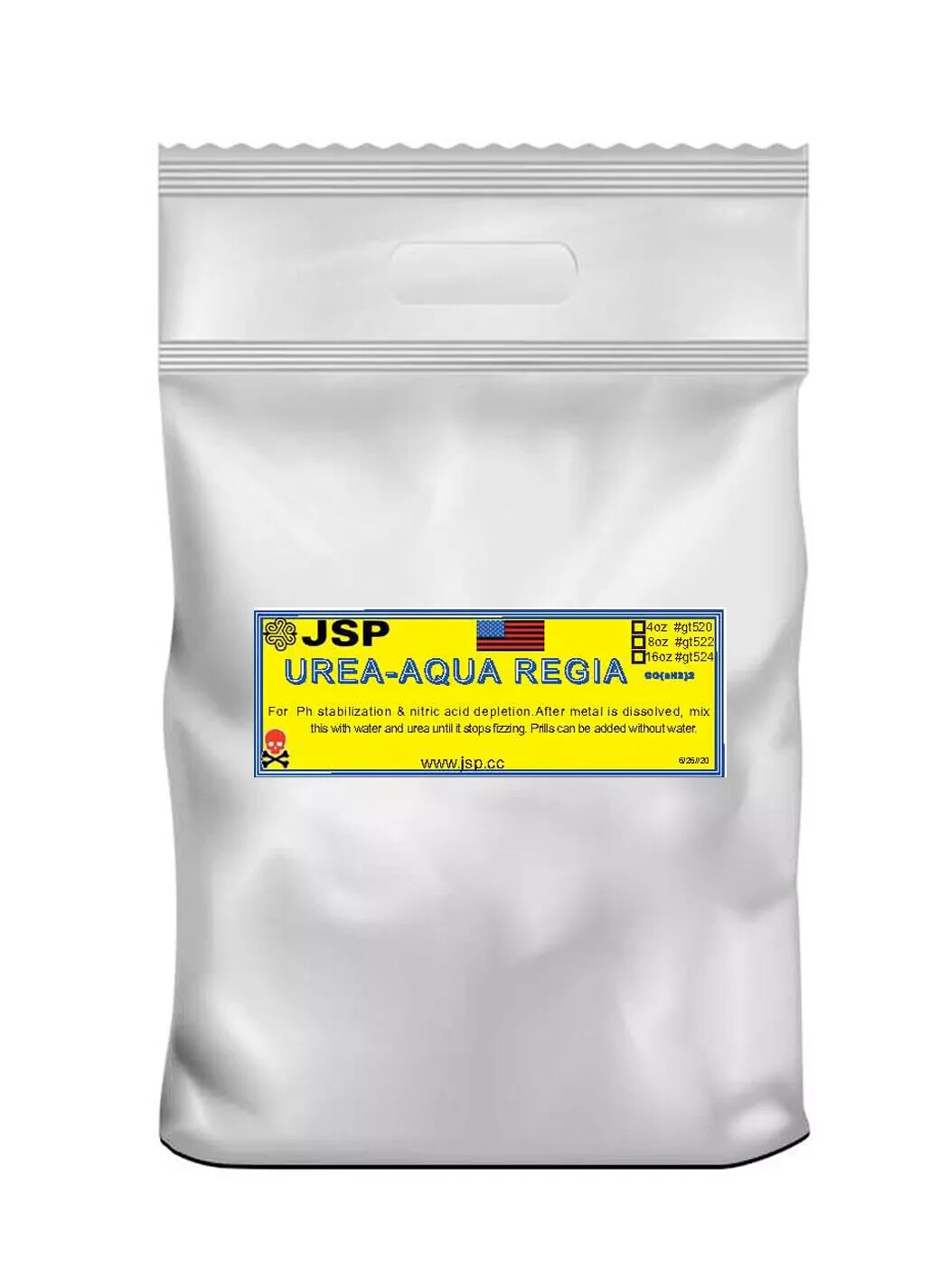 Urea Aqua Regia 99% Pure Gold Refining Recovery Technical Grade Fertilizer 8 oz