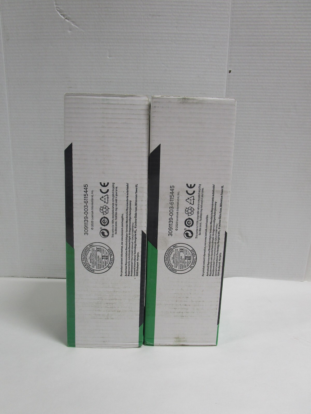 LEXMARK 20N10Y0 20N10C0 YELLOW CYAN Return Program Print Cartridge LOT OF 2 NEW