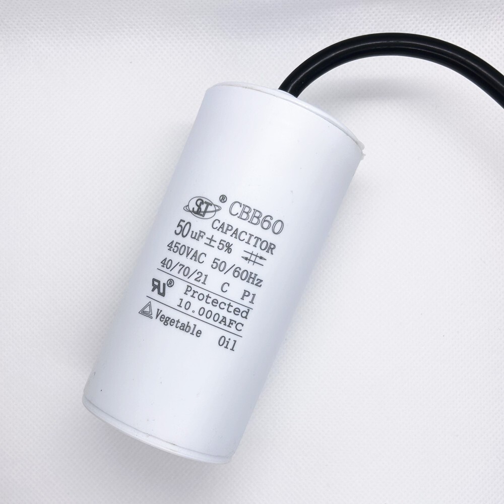 450v 2.5-100 μF CBB60 START RUN MOTOR CAPACITOR WATER PUMP COMPRESSOR (WIRE)