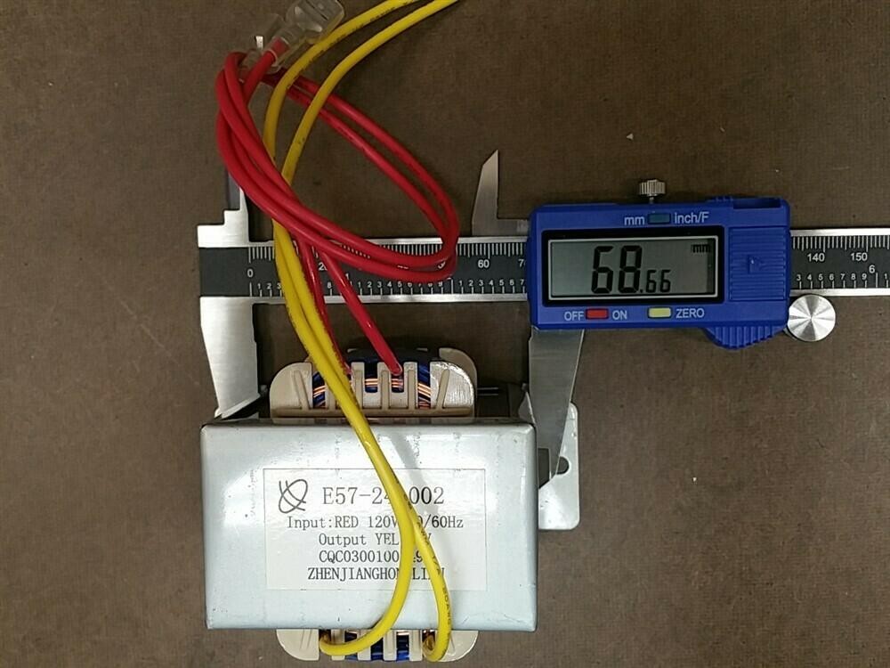 120VAC Input to 24VAC Output Transformer (120V to 24V AC) Zhenjiang E57-24-002