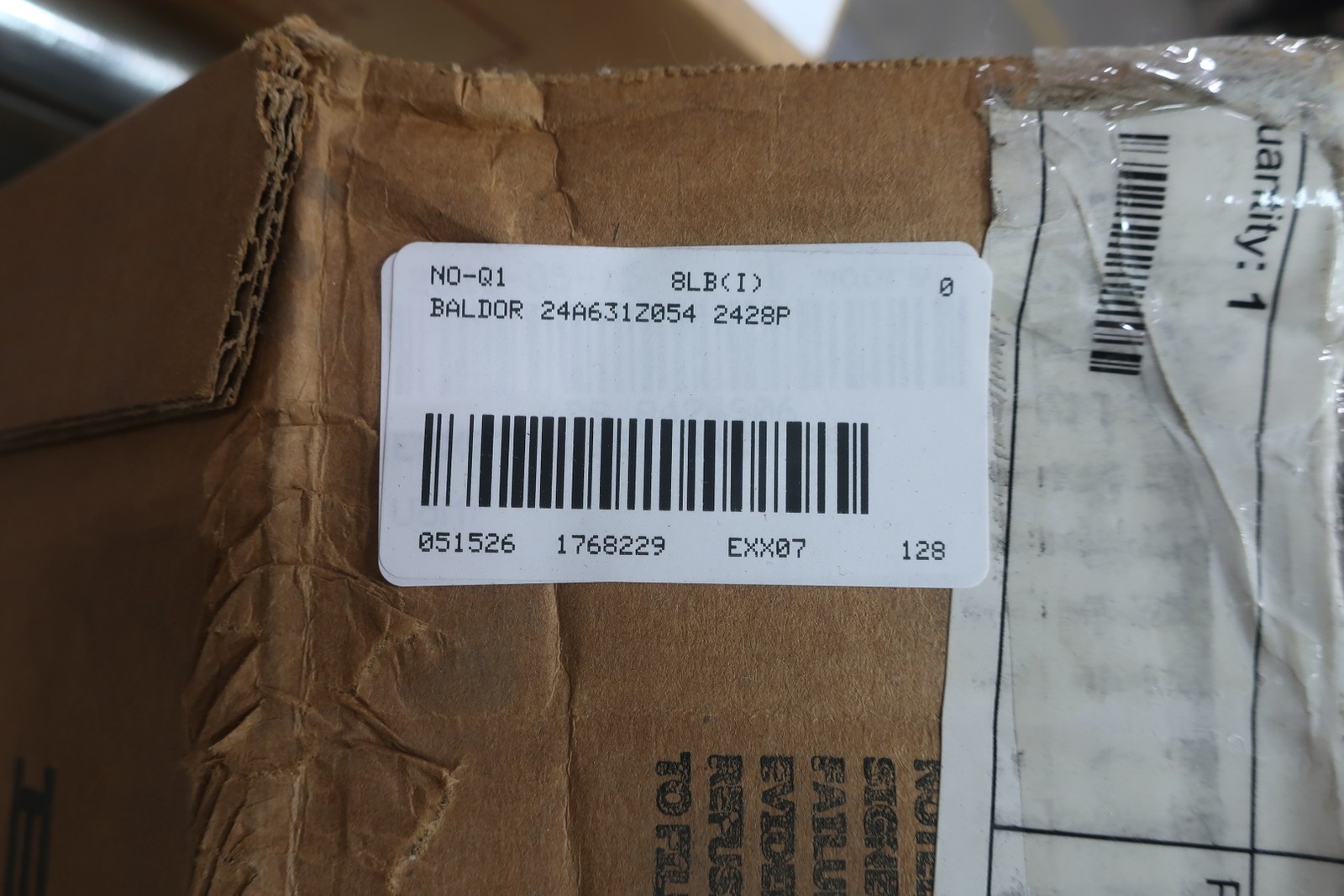 Baldor 24A631Z054 2428P Dc Motor Jk 1/4hp 90v-dc