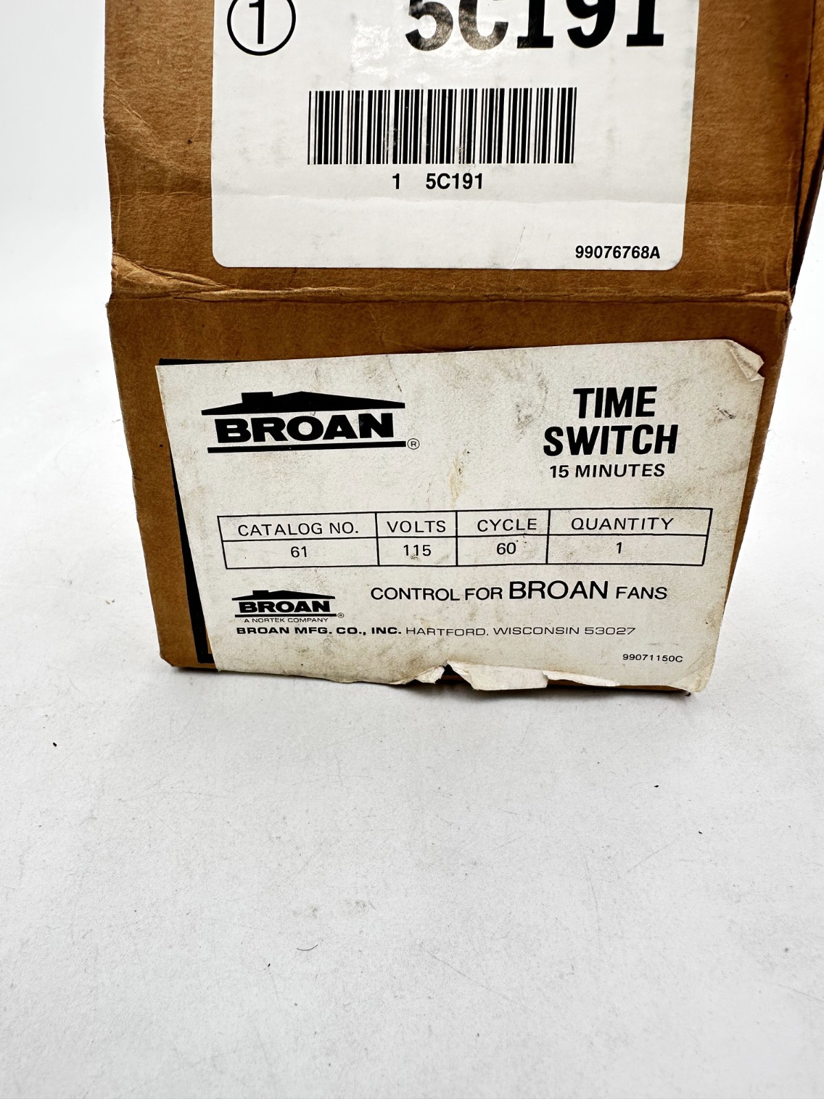 M.H. Rhodes 90,000 Series Timer Switch Black Heavy-Duty for 3 inch Deep Wall Box
