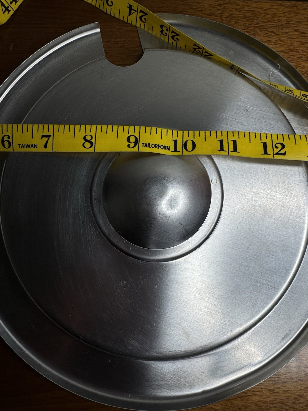 Vollrath 9.5” Stainless Steel Slotted Soup Inset Lid Cover USA Steam Table