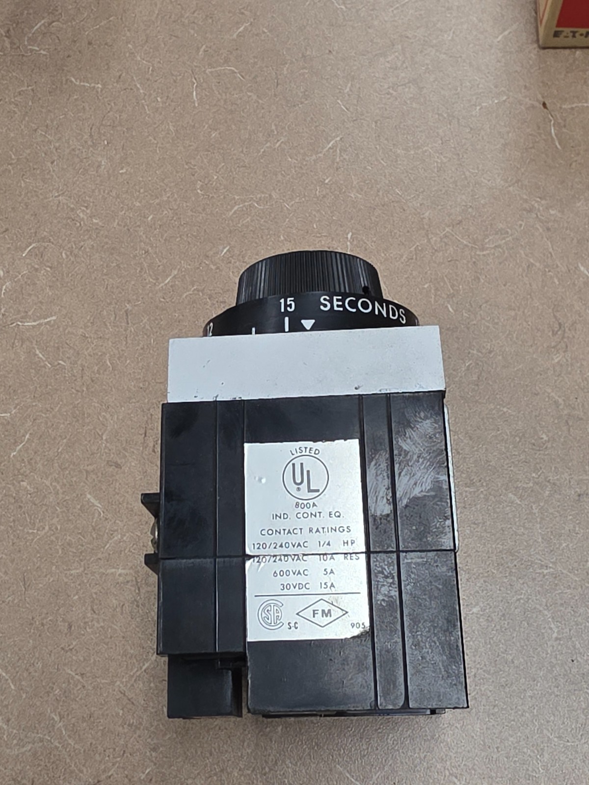 Agastat 7012BC Time Delay Relay 7000 Series 2PDT 240V 60Hz 1.5-15 Second Range