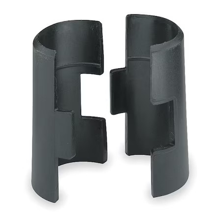 Metro 9985 Plstcspltslv, 1 .25X1.75X1 1/4In, Blck, Pk4