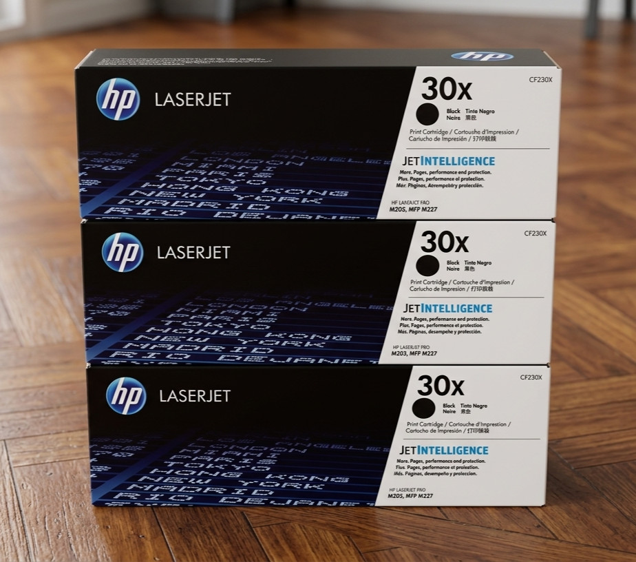 3 Pack Genuine HP 30X CF230X Black High Yield LaserJet Toner | New Sealed