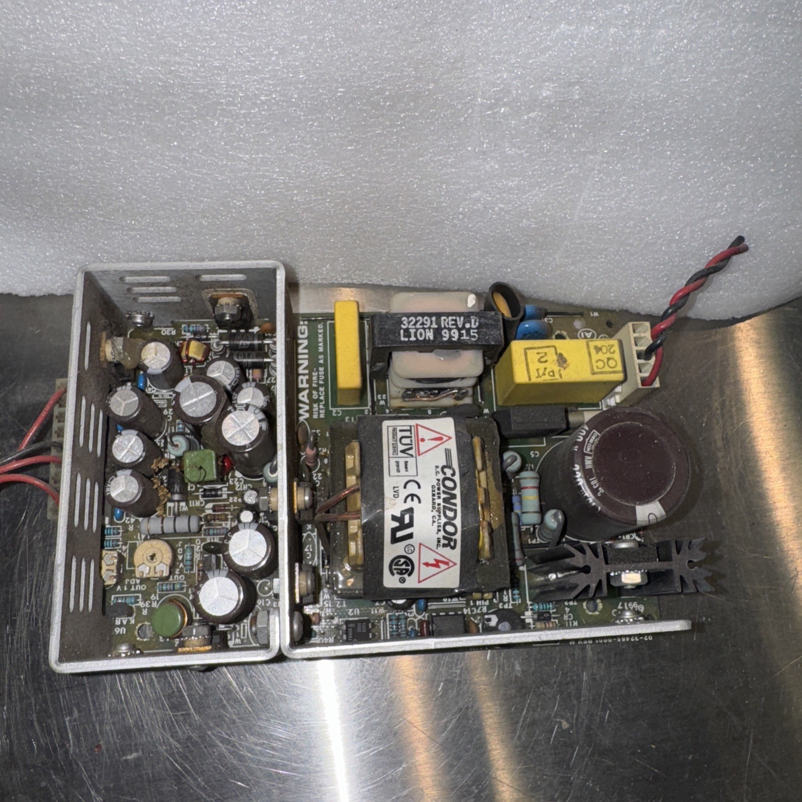 POWER SUPPLY GPC55D 1.5AMP 5,12,24 VDC and 100-240 AC INPUT (USED)